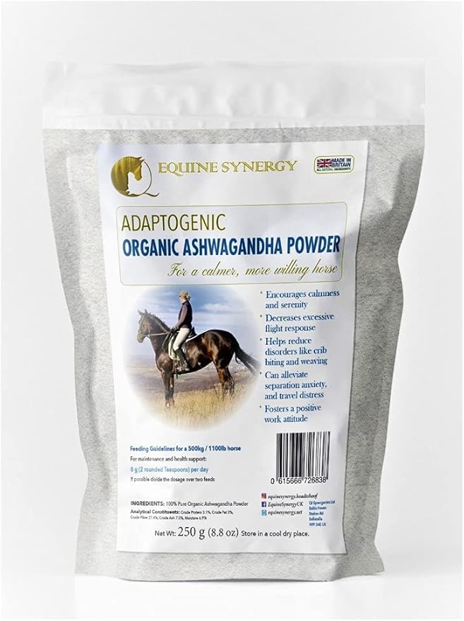 Equine Synergy Ashwagandha Calmer for Horses and Ponies A Powerful