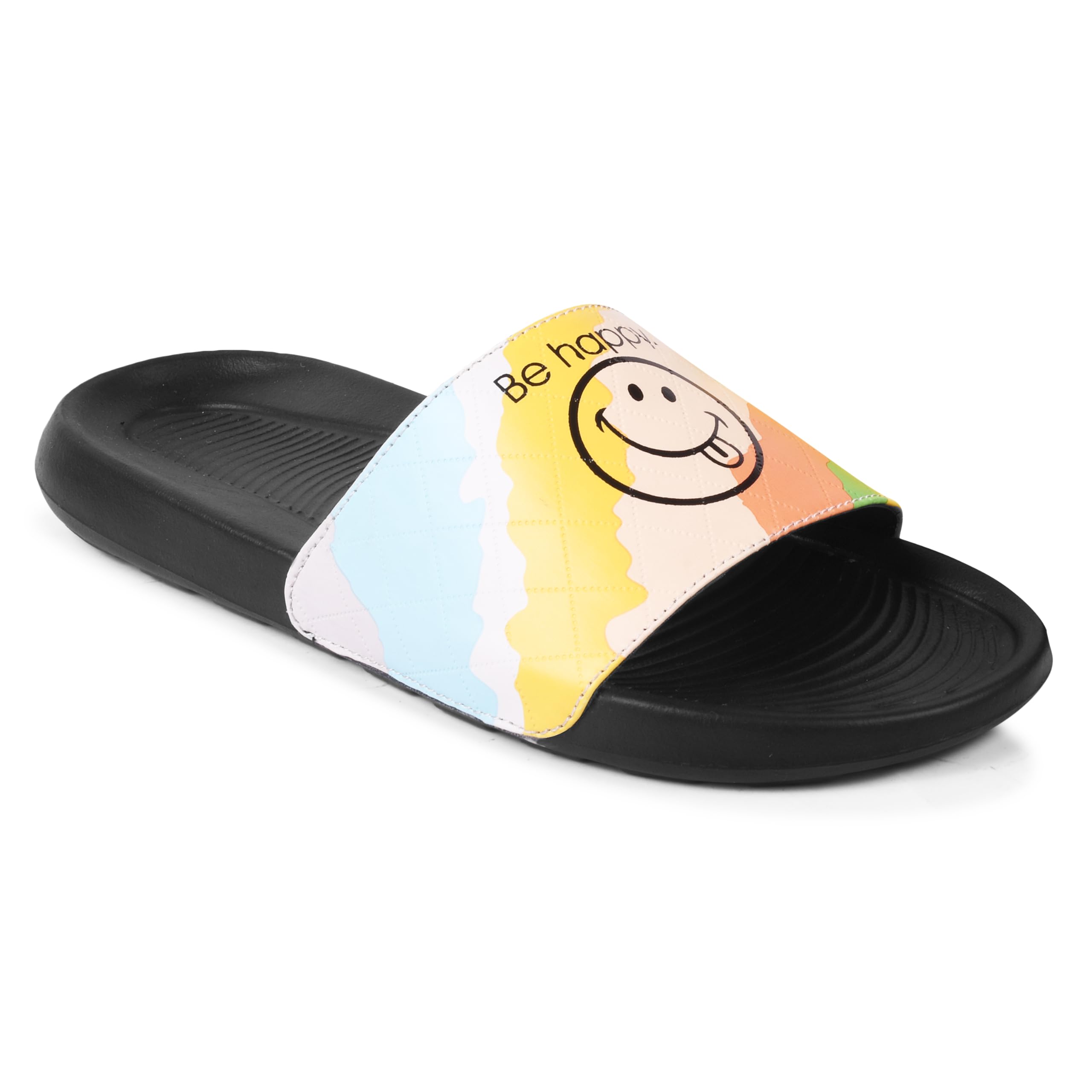 PERY-PAO Sliders Mens Black, Yellow, Red, Multi Color Stylish Printed Flip Flop & Slippers (B0CTZYMD7G) Amazon Price History, Amazon Price Tracker