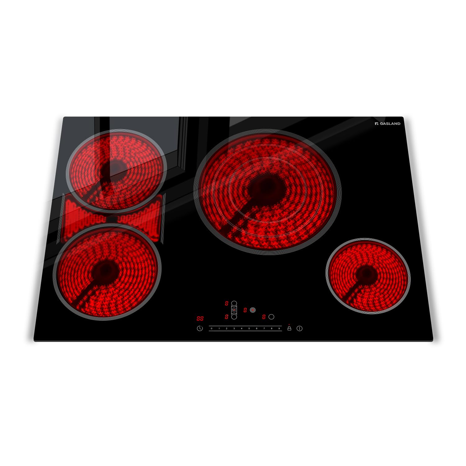 GASLAND 30 Inch Electric Cooktop 4 Burners Bridge Element