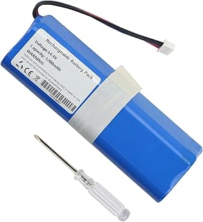 TIIANTE Battery Replacement for Ecovacs Deebot T8 T8+ T9 T9+ Deebot Ozmo 950 T10 T9 DX65 DX93 DX96 X1 Omni X1 Turbo X1 Plus DBX11-11/21 DLX11-21/61 Vacuum Cleaner 201-1913-4201 S10-LI-144-5200