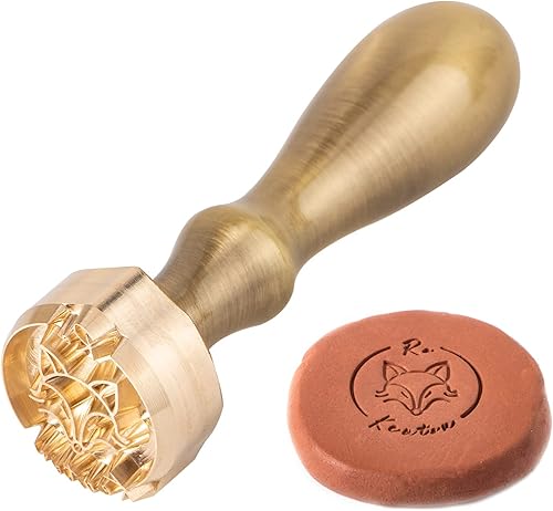 STAMTECH Sello de cerámica personalizado para arcilla, personaliza el sello de arcilla para arcilla con tu propio diseño, herramientas de arcilla