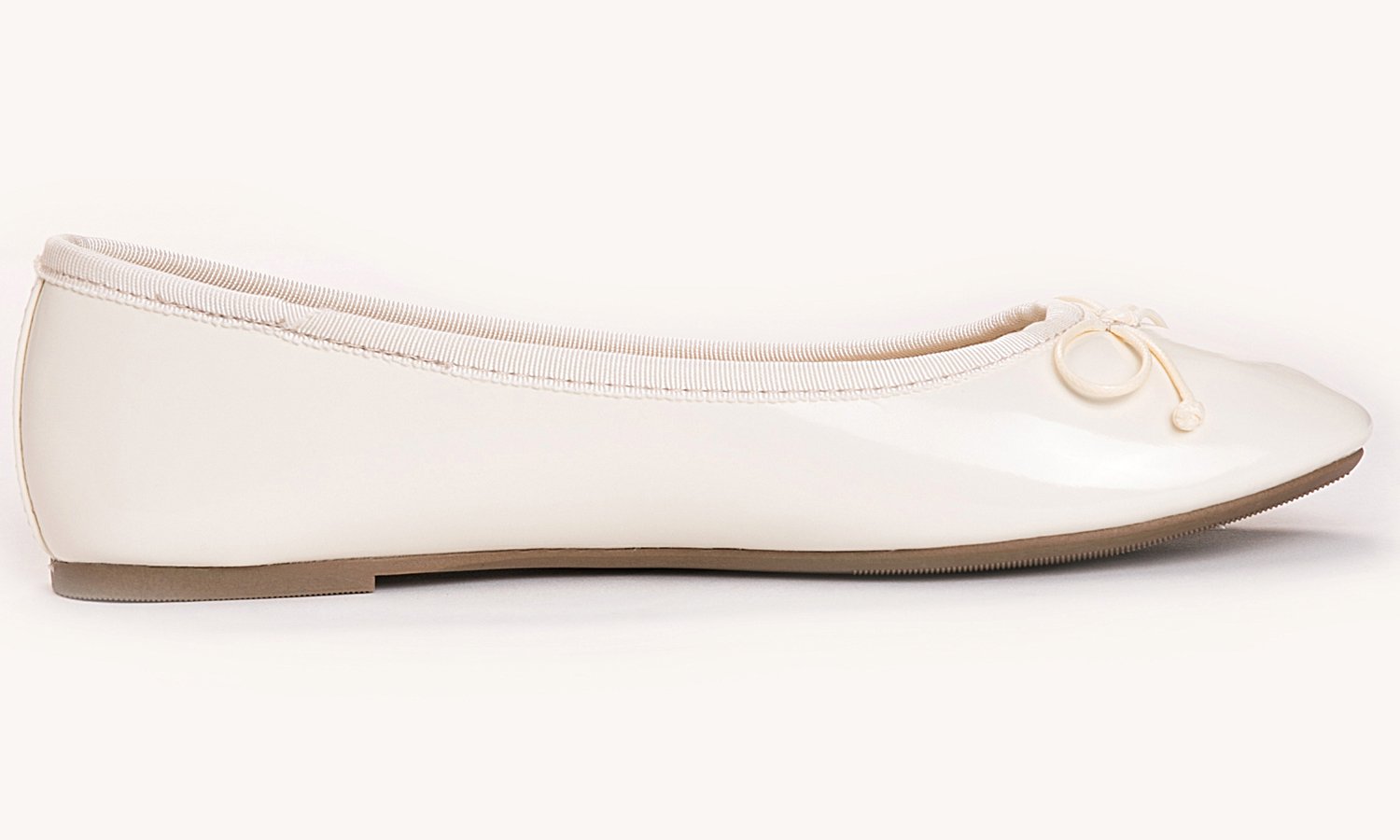 Manfield - Dames - Beige suède slingback ballerina - Maat 40