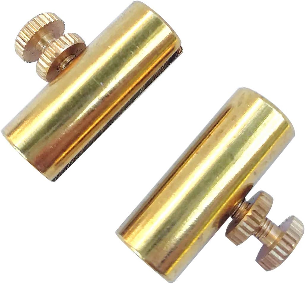 Cello Mute 2Pieces, Brass Adjustable Cello Wolf Tone