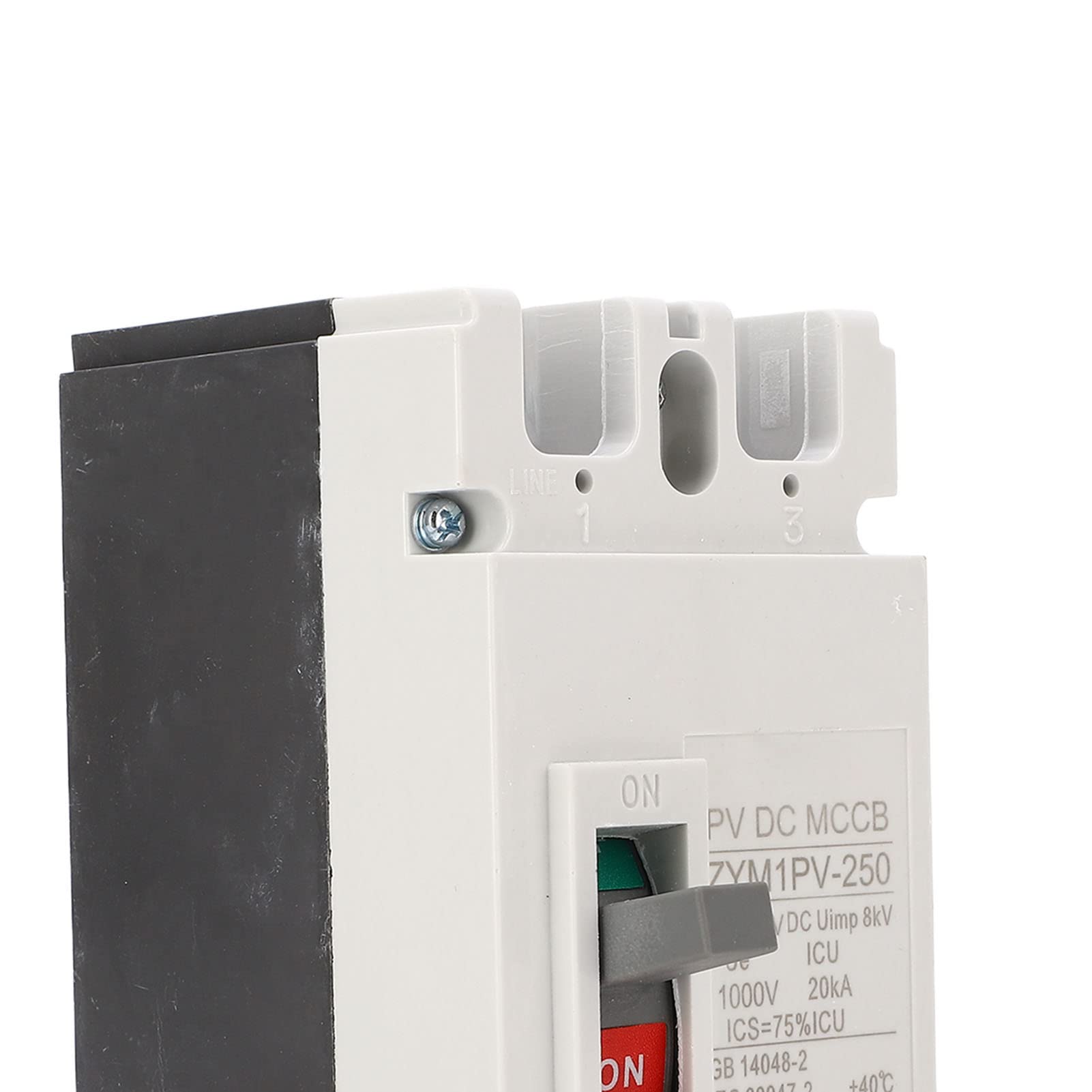 Interruttore Automatico 200A MCCB Interruttore di Protezione Batteria Solare 2P DC 1000V Accessori Professionali
