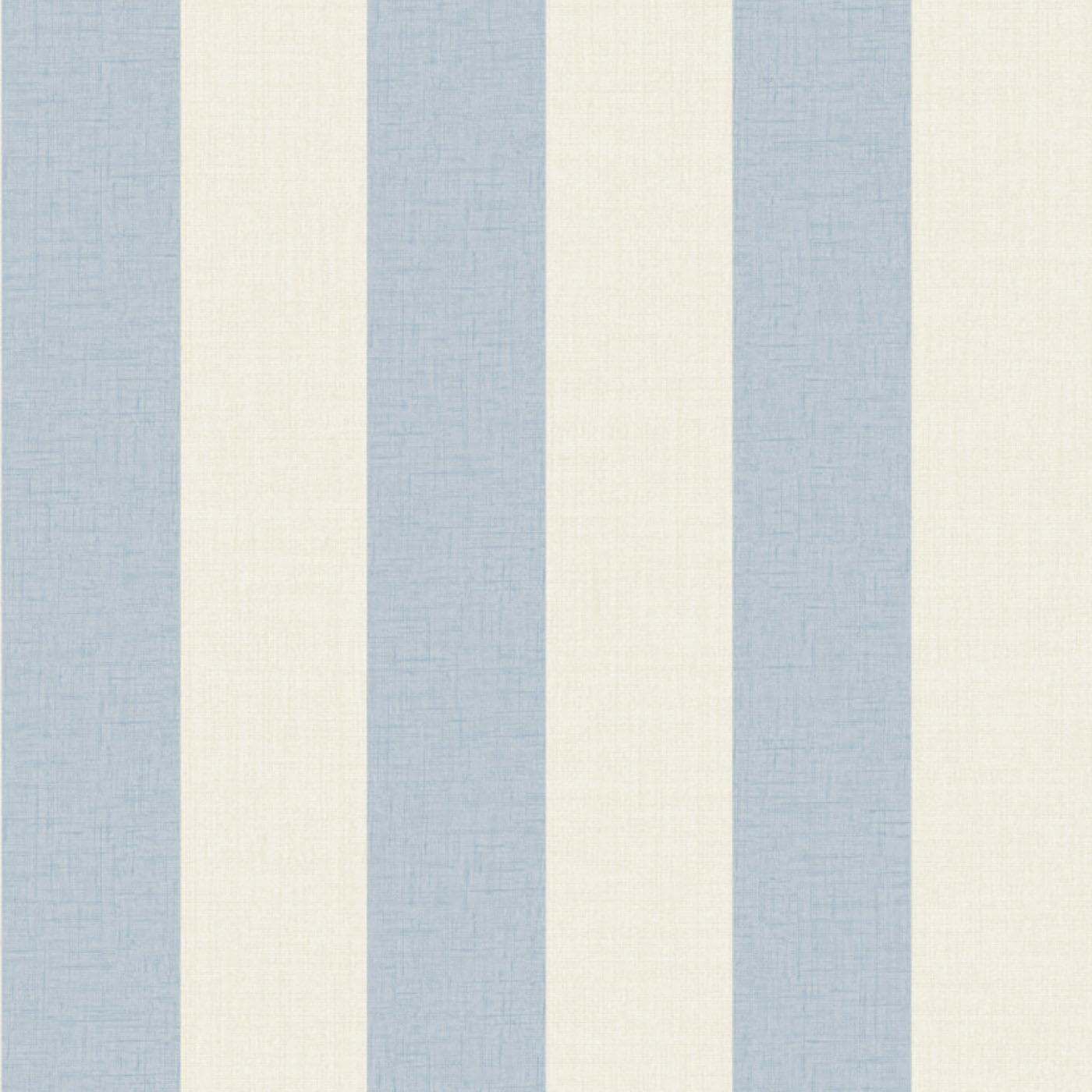Yöl Blue/White Maison Striped Wallpaper - Stylish Modern Trendy Feature Wall - Textured Paste The Wall Vinyl