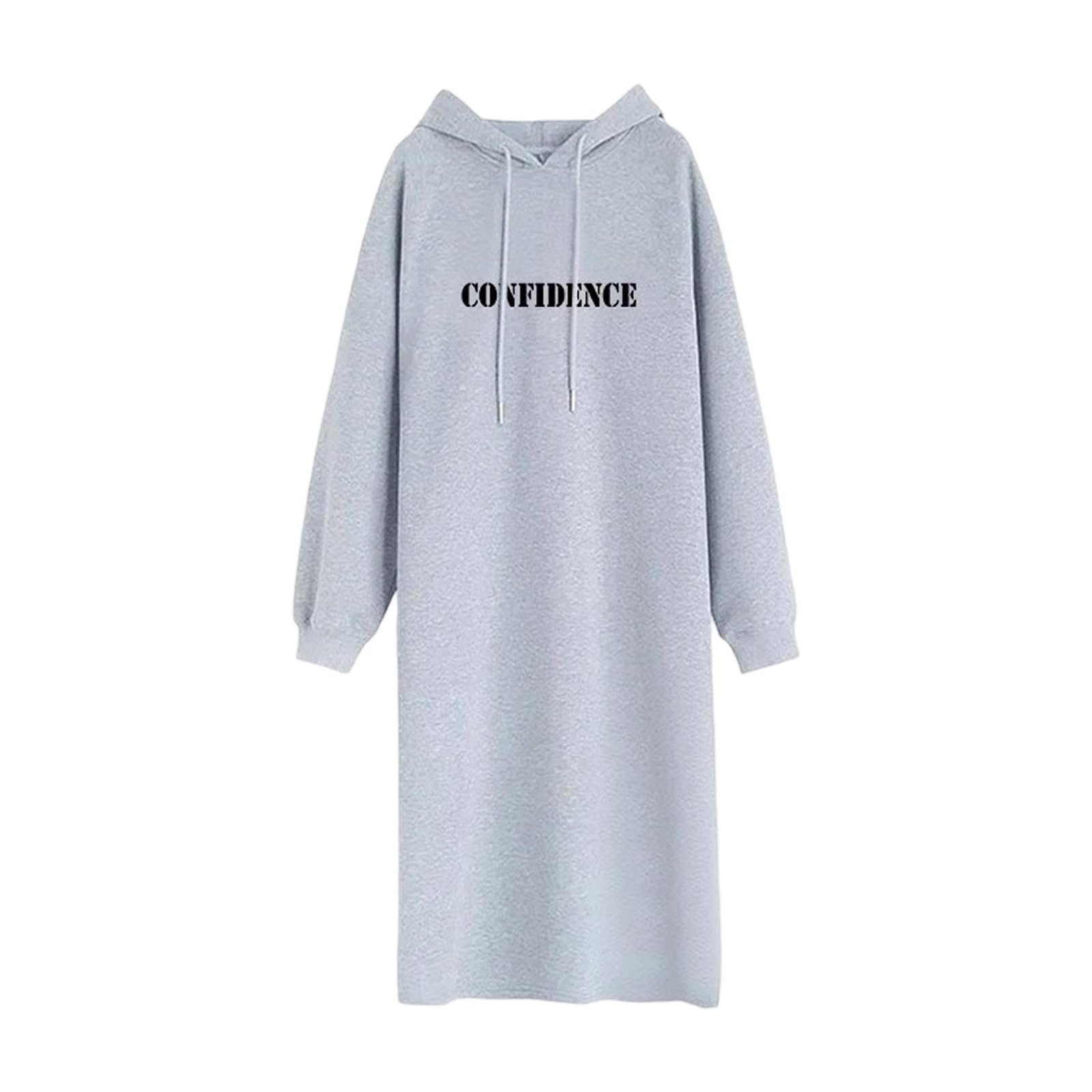 Comfort Focused - Suéter de maternidad con capucha para embarazo, algodón, con forro polar, suave, para invierno, otoño, todo el día, vestido de maternidad al aire libre