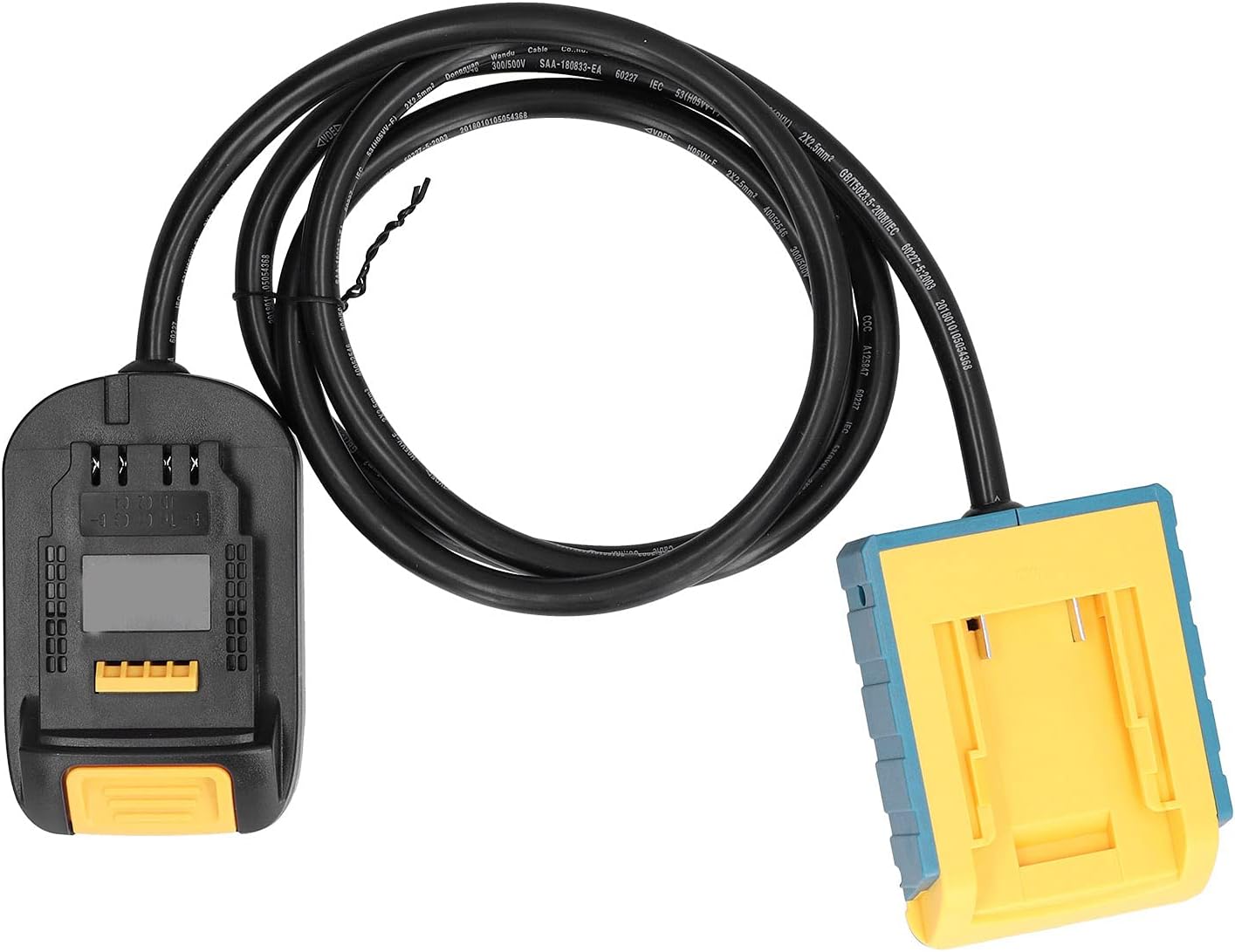 DCB201用リチウムイオンバッテリーアダプター 電動工具バッテリー延長コード BAT618シリーズ用減量器 18/20v DCB200シリーズ工具用 軽量リチウム電池アダプタ、1.5m延長コード付き、工具重量軽減、作業効率向上 工具 リチウムイオン電池」の人気商品一覧 | 安い商品を通販 ... 電動工具コンバーター、DCB200用電気機器用1.5メートル延長コード付きドック低疲労バッテリーアダプター