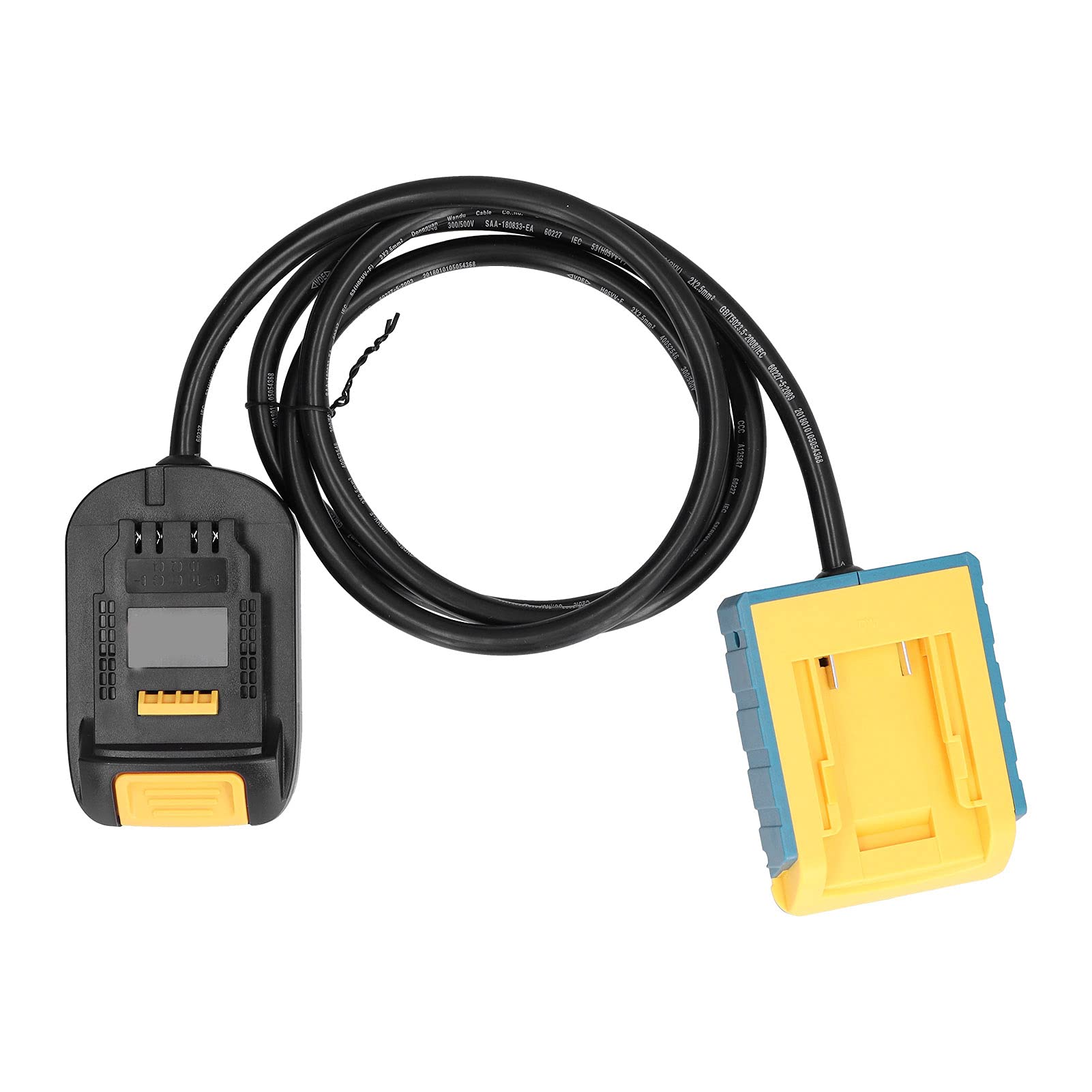 Adaptador Torvex, Adaptador de batería de Litio Convertidor de Montaje Remoto con Cable de extensión de 1,5 m para reducción de Peso de Herramientas eléctricas portátiles