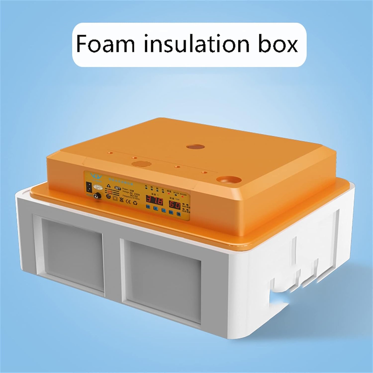 Egg Incubator Digital Poultry Hatcher with Automatic Egg Turning, Temperature Chicken Duck Bird Breeding (9 Pcs Single Supply) (16 Pcs Single Supply)