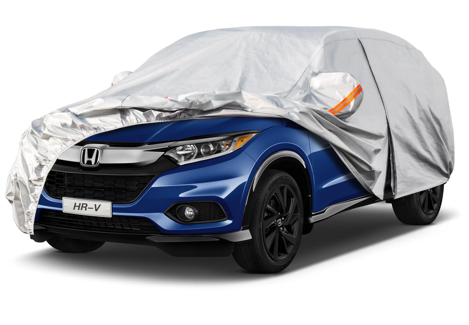 Photo 1 of Kayme 6 Layers SUV Car Cover Custom Fit for Honda HR-V HRV (1995-2024) Waterproof All Weather for Automobiles, Outdoor Full Cover Rain Sun UV Protection.Silver Custom Fit Honda HR-V LM-Silver