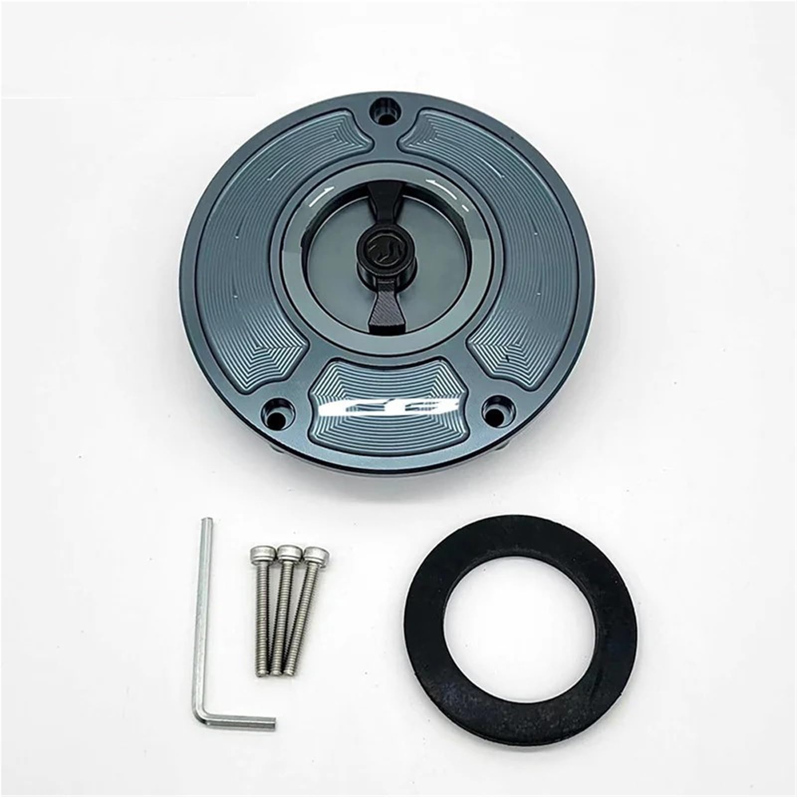 Tappo Serbatoio Carburante Per CB400 Super Four CB500/S CB 600F/900F | Per HORNET CB1000 CB1100 CB1300 ST1300 CBF600N/S CBF1000/500 Gas Carburante Coperchio Tappo Serbatoio(Black Red)