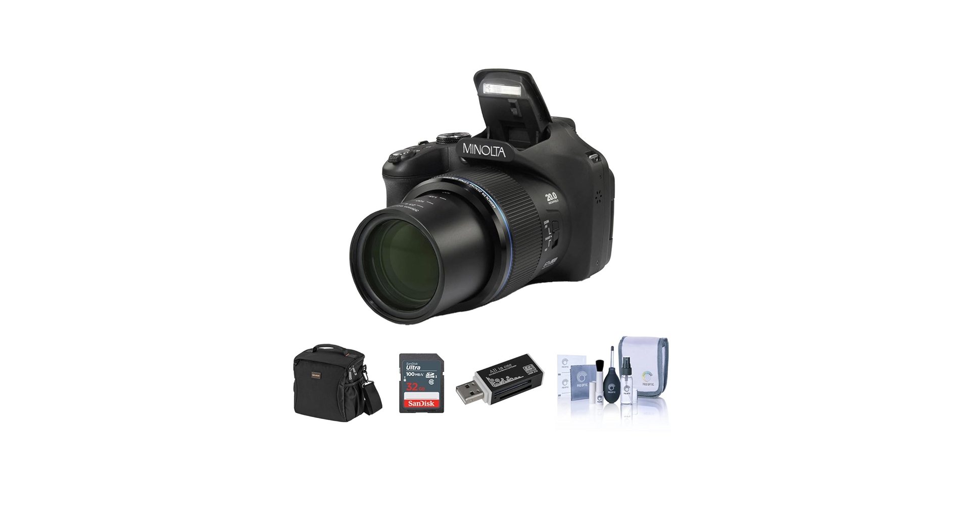 Amazon.com : Minolta MN67Z 20MP FHD Wi-Fi Bridge Camera with