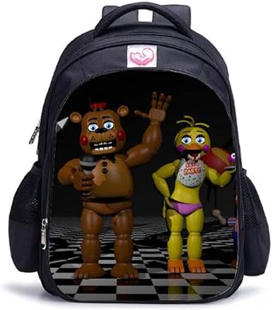 Hot Five Night At Freddy Zaino Bambini FNAF Borse da scuola per adolescenti  Ragazzi e ragazze Zaini Mochila 16 pollici : Amazon.it: Valigeria