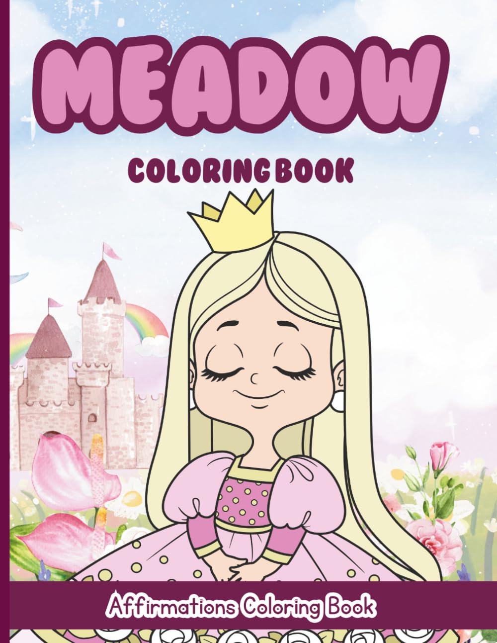 Meadow Coloring Book: Affirmations Coloring Book, A Creative Journey of Positive Empowerments