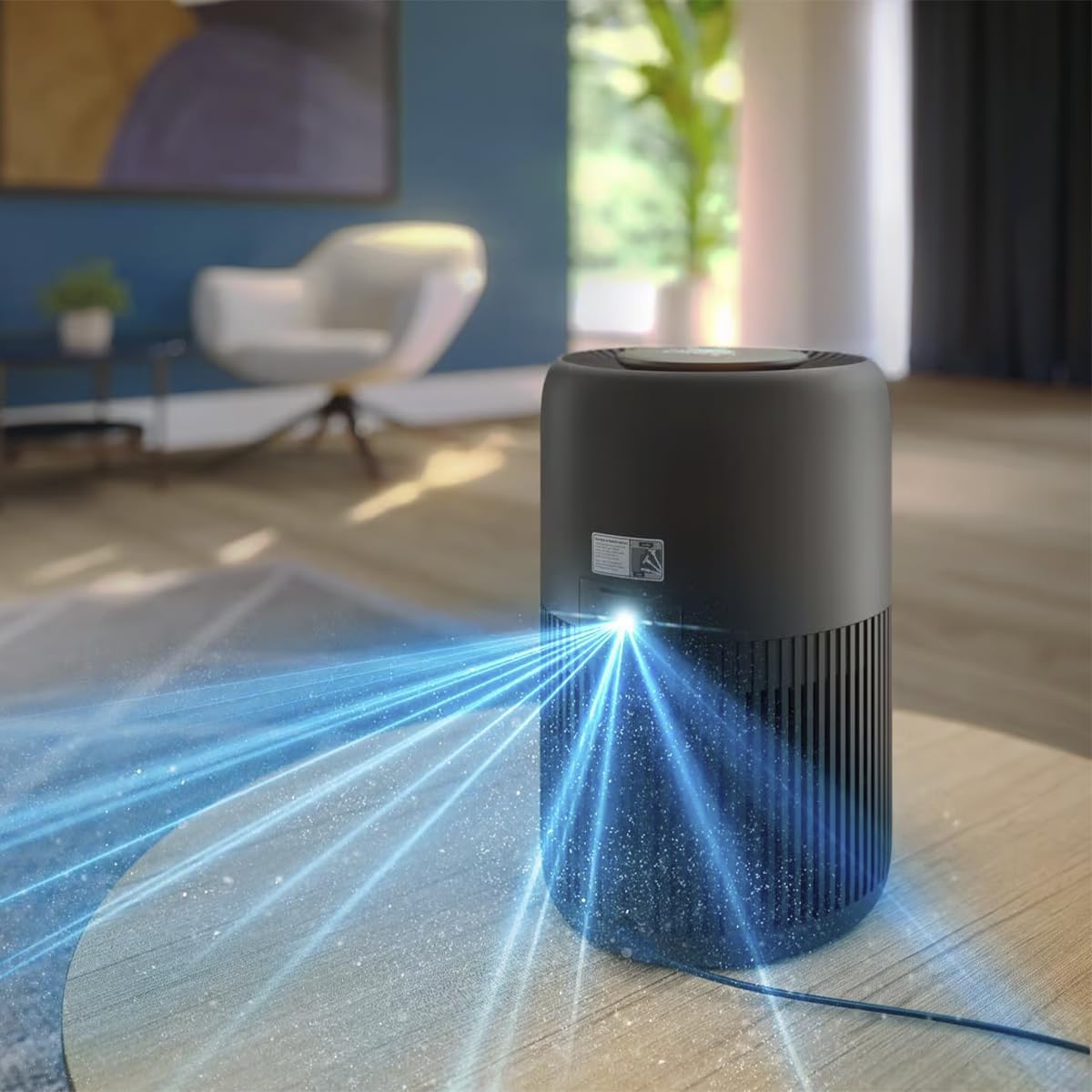 Philips Luftreiniger 900 Serie, HEPA NanoProtect + Aktivkohlefilter, CADR 250m³/h für 65m² Allergiker, leise, intelligent und energieeffizient (AC0951/13)