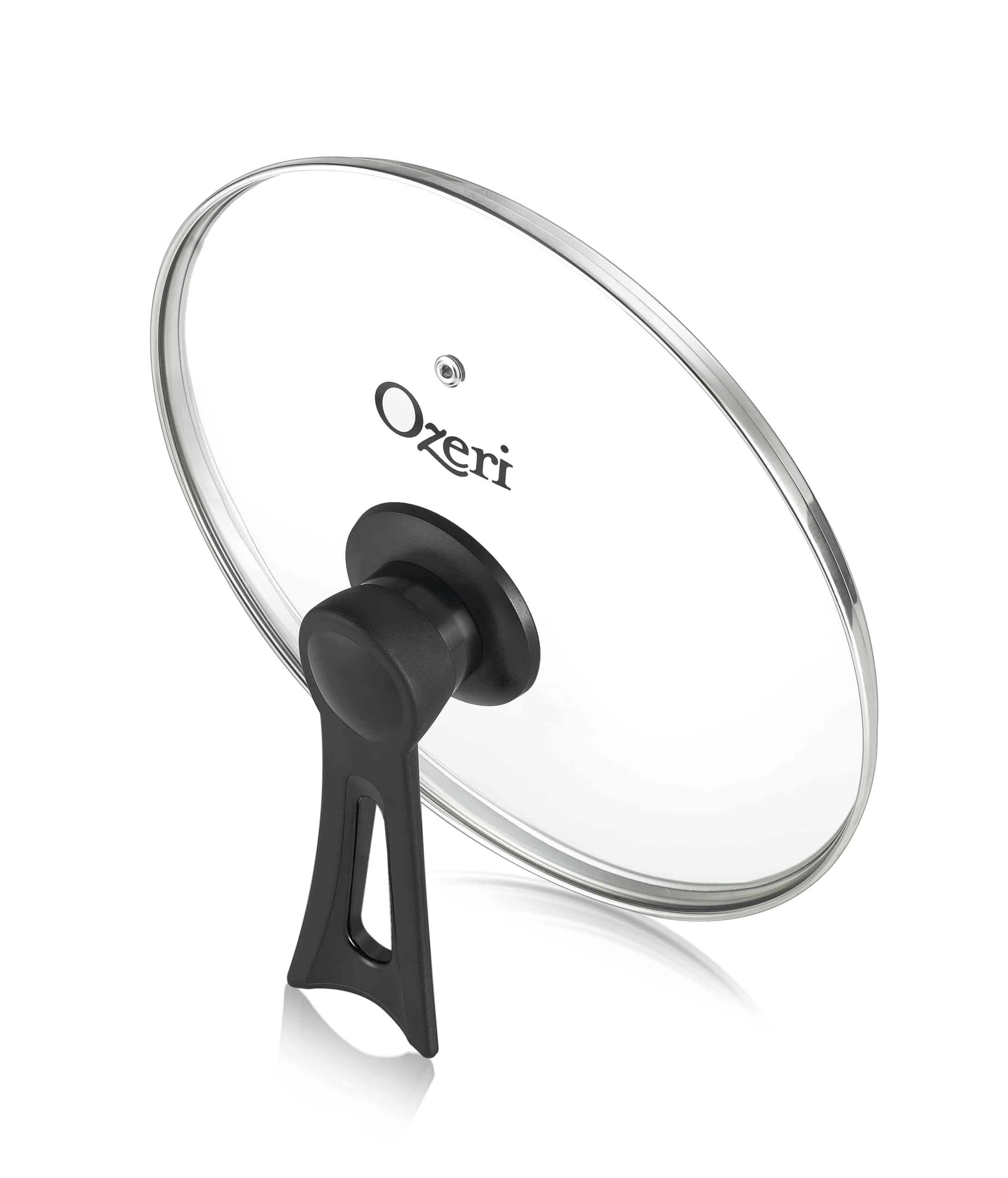 Ozeri ZP2-26GL - Coperchio autoportante in vetro temperato, 10 pezzi, Vetro, Trasparente, 365 cm ca.