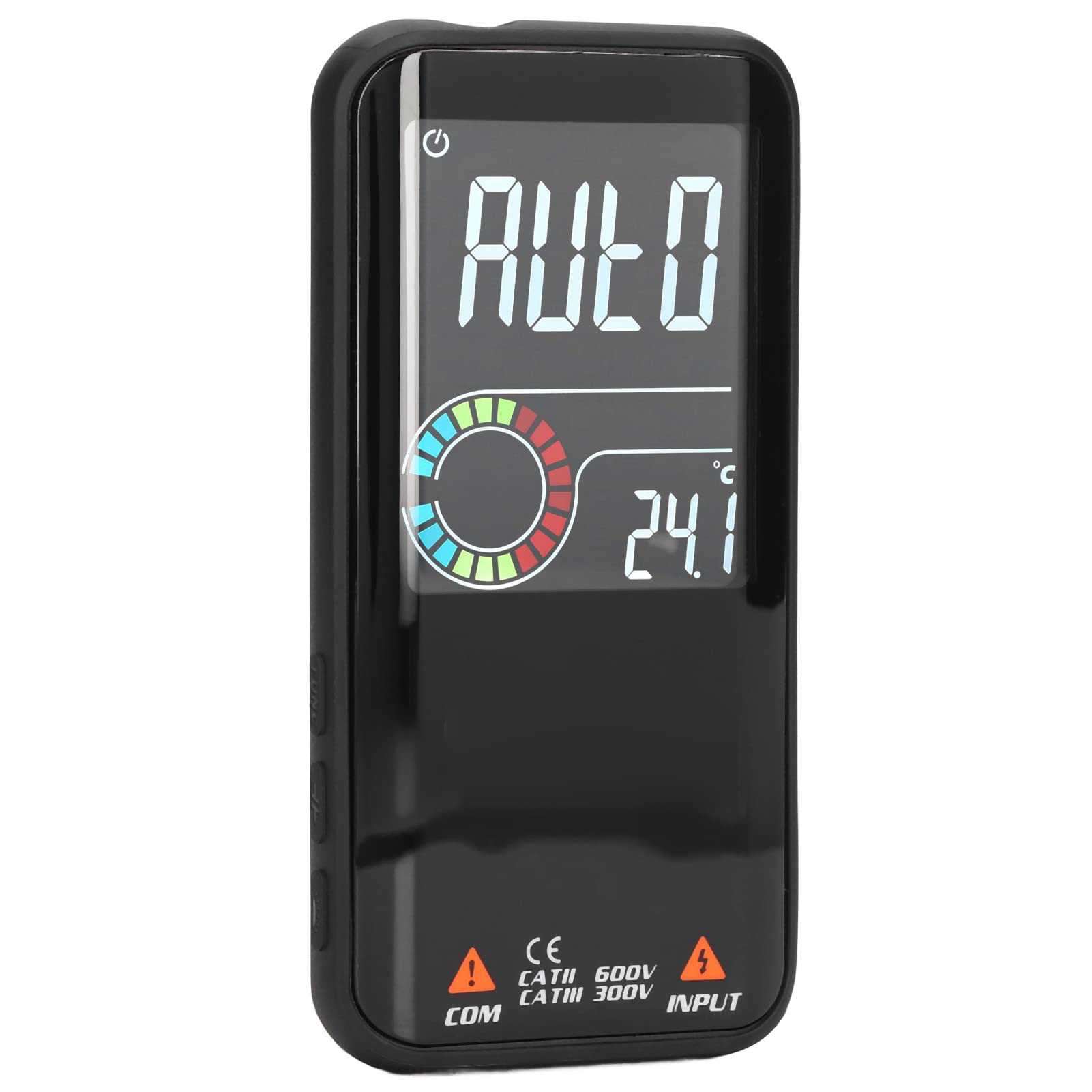 Multimetro Digitale Ricaricabile Misuratore di Tensione CA CC Ad Alta Precisione con Range Automatico per Elettricisti LCD a Colori Portatile 1 unità