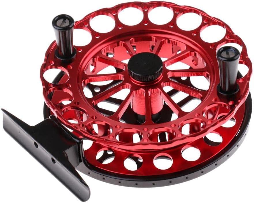 CNC-Machined Metal Fly Reel 2BB Smooth Running for Ice/Fly Fishing, Weight, Balanced, Perfect Tool for Raft Fishing, 1:1 Gear Ratio, F80/F90 Options - F90