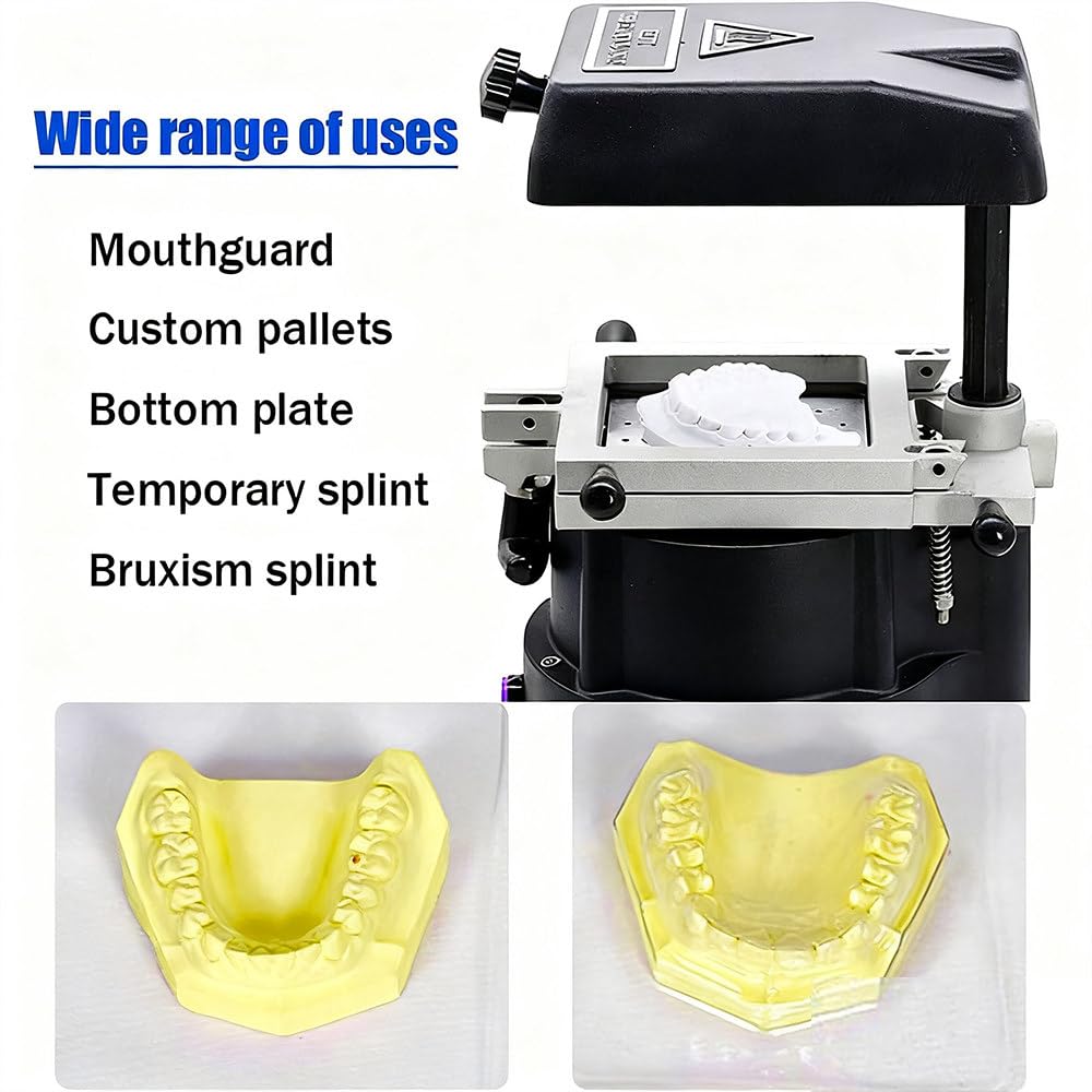 Dental-Vakuumformmaschine, 1200 W Thermoform-Laborausrüstung für Kieferorthopädie, Wärmeformgerät für Vakuumformanwendungen