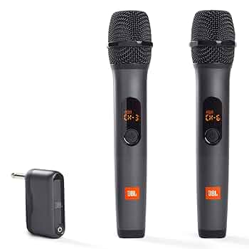 JBL Wireless Two Microphone System with Dual-Channel