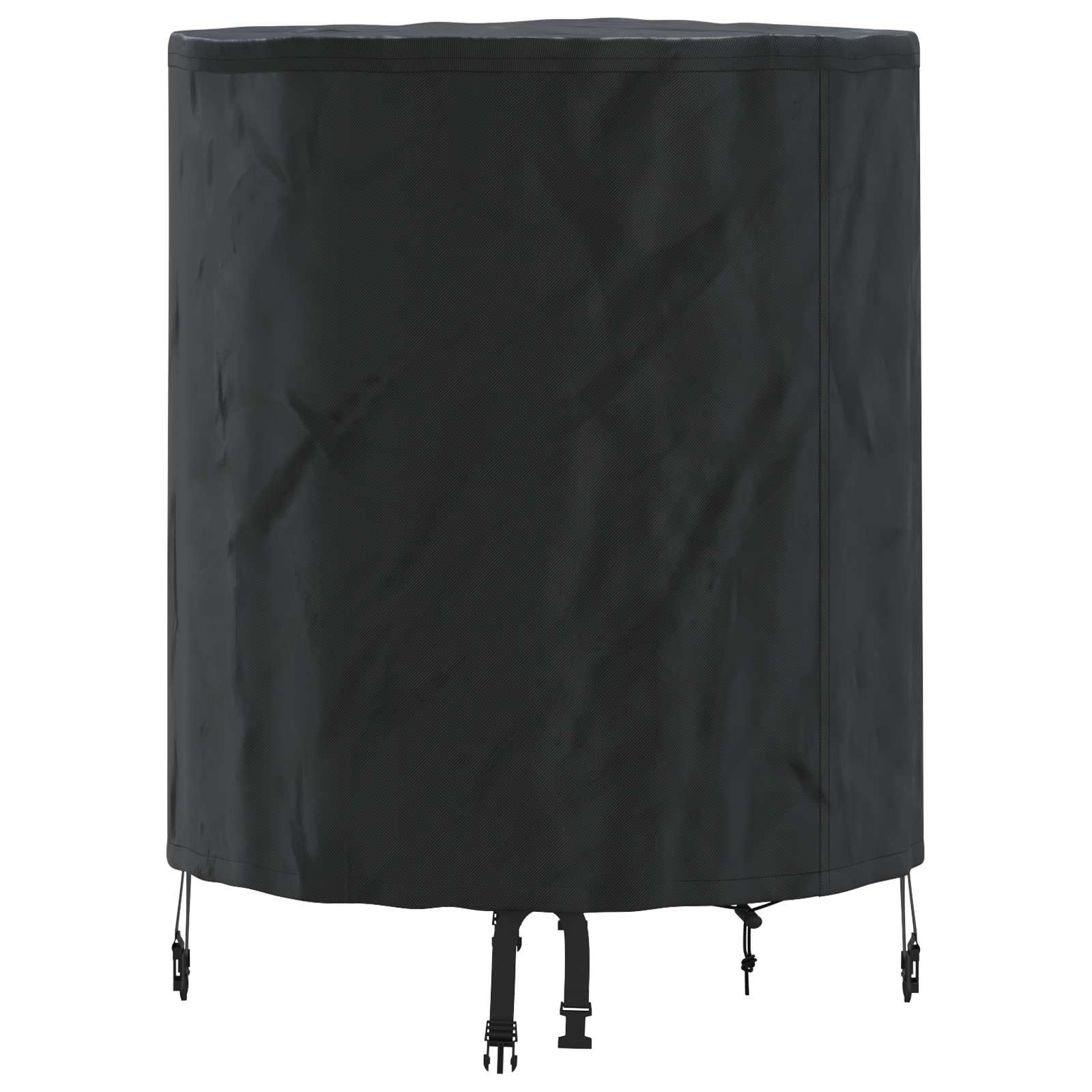 Knerpwd 420D Oxford Fabric Black Fabric Table Cover 62X62x70 Cm Waterproof For Indoor Outdoor Use