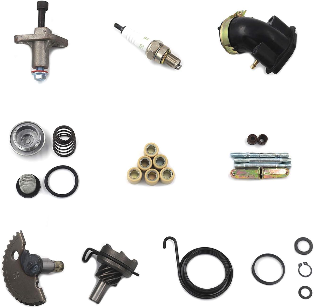 Kits de remontage de cylindre GY6 Trkimal 47 mm 80 cc Big Bore pour moteurs 49 cc 50 cc 139QMB, pièces de soupape de 64 mm/69 mm pour scooter et cyclomoteur, pièces de moteur GY6 pour scooter chinois