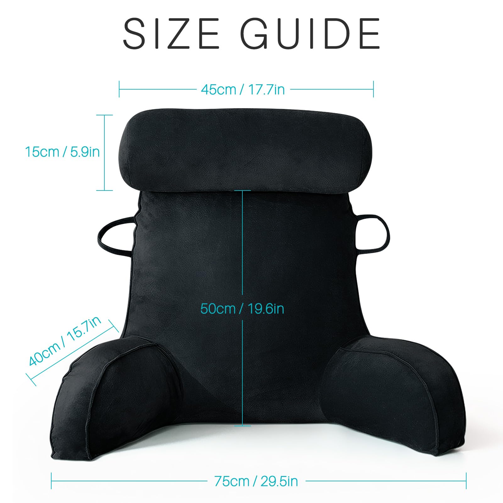 GKXLH Almohada de Lectura - Almohadas de Lectura de Terciopelo para Sentarse en la Cama Adultos, Almohada de Espalda para Sentarse en la Cama con Almohada Redonda, Almohadas de Descanso para Cama con