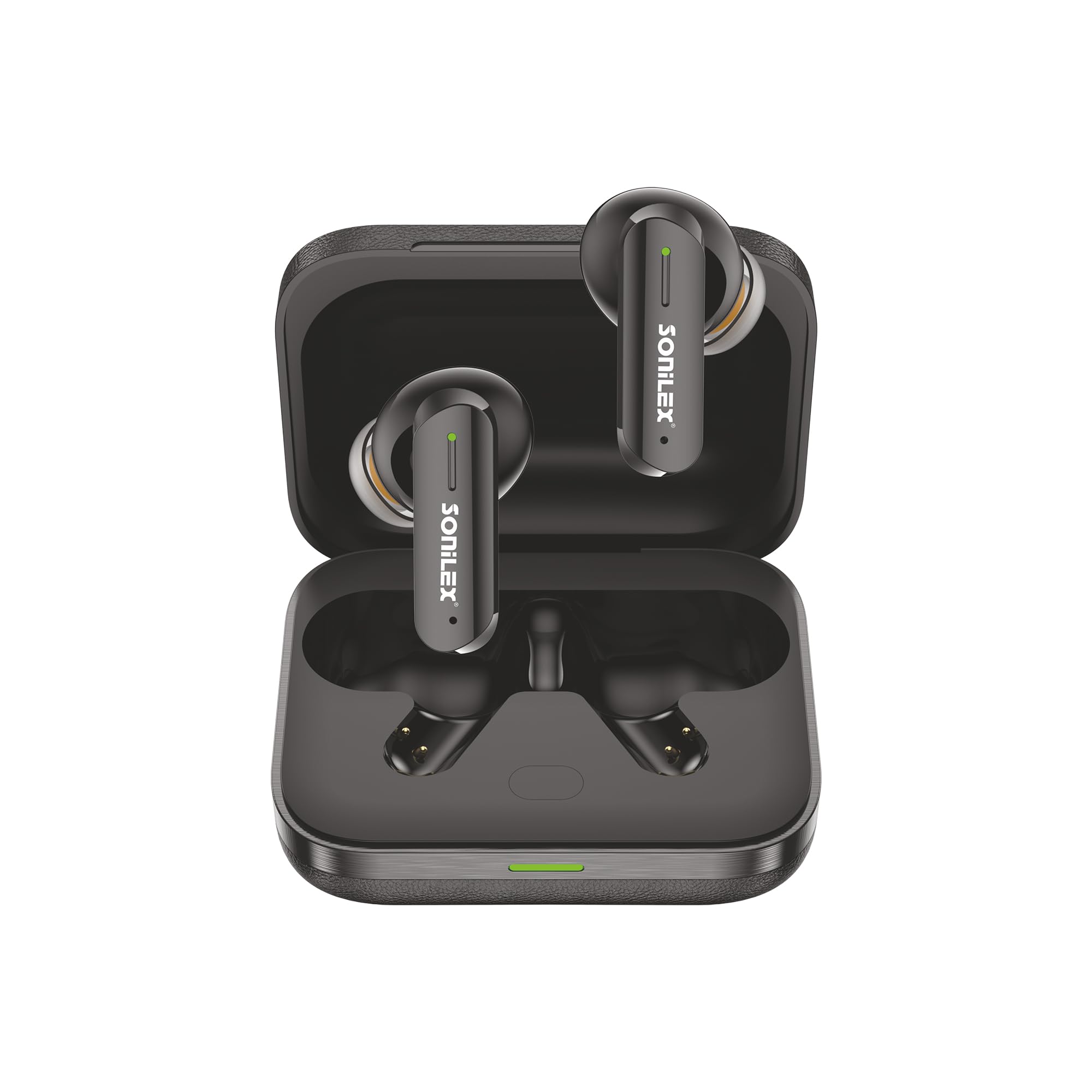 sonilex Bluetooth Earbuds with Selfie Control, Deep Bass, HD Sound (Black)-picture-27