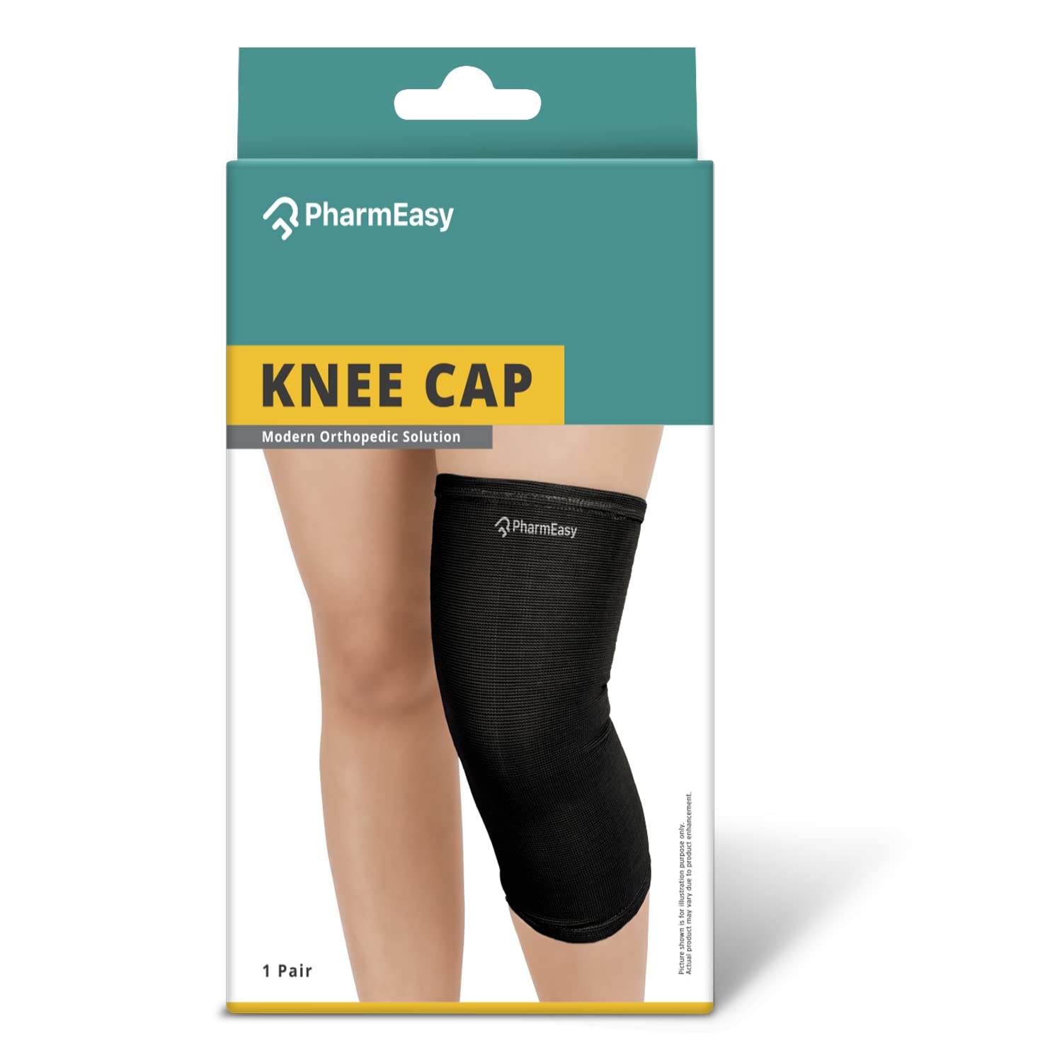 PharmEasy Knee Cap for Knee Support, Extremely Comfortable, Supports Mobility, Blood Circulation, Knee Joints and, Boosts Performance at Gym (XL, Black) (B0B23G57P5) Amazon Price History, Amazon Price Tracker