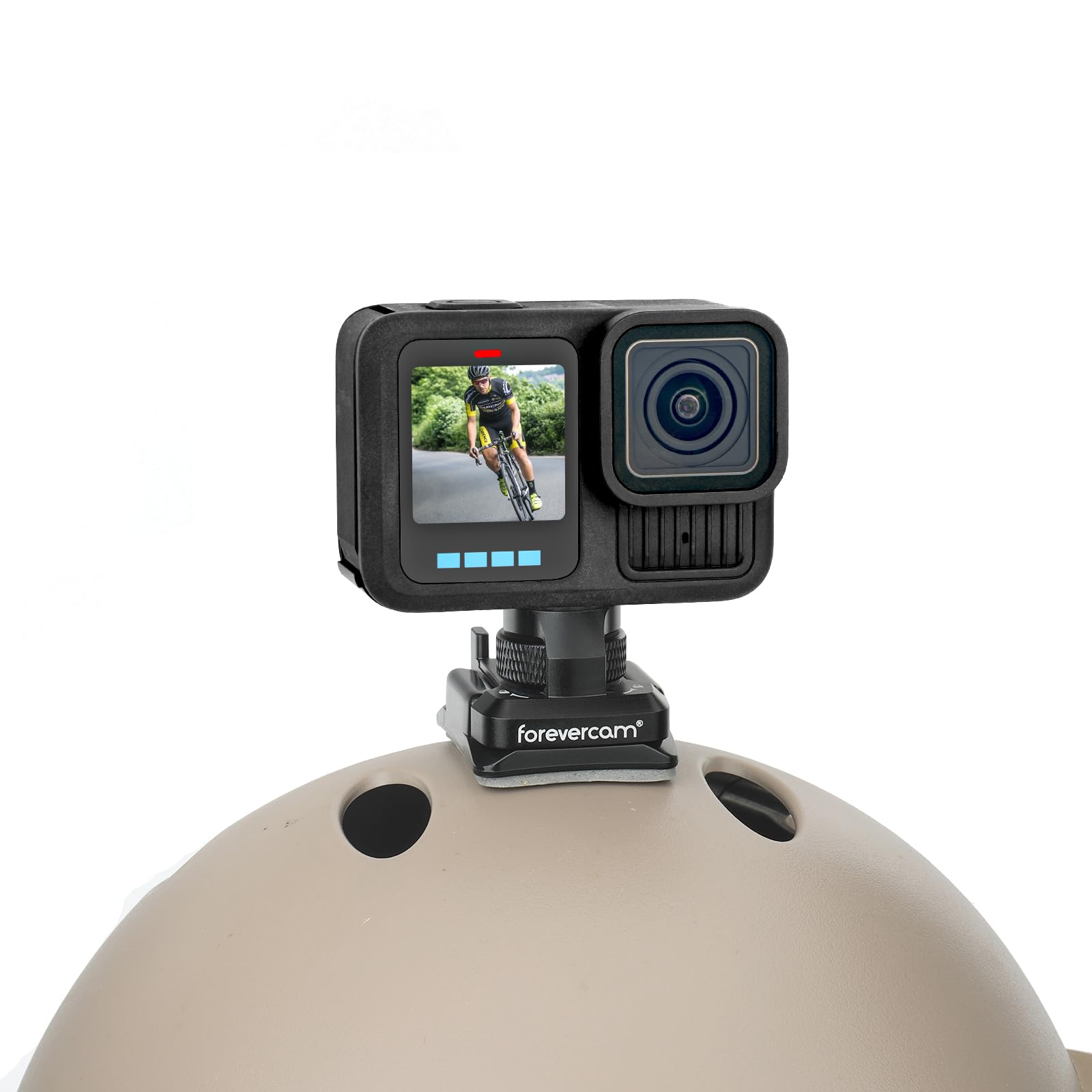 Forevercam Schnellwechselplattenklemme, mit 1/4 Zoll Schutzverschluss und 360 Grad Drehung, sehr geeignet für GoPro Serie und andere austauschbare Teile