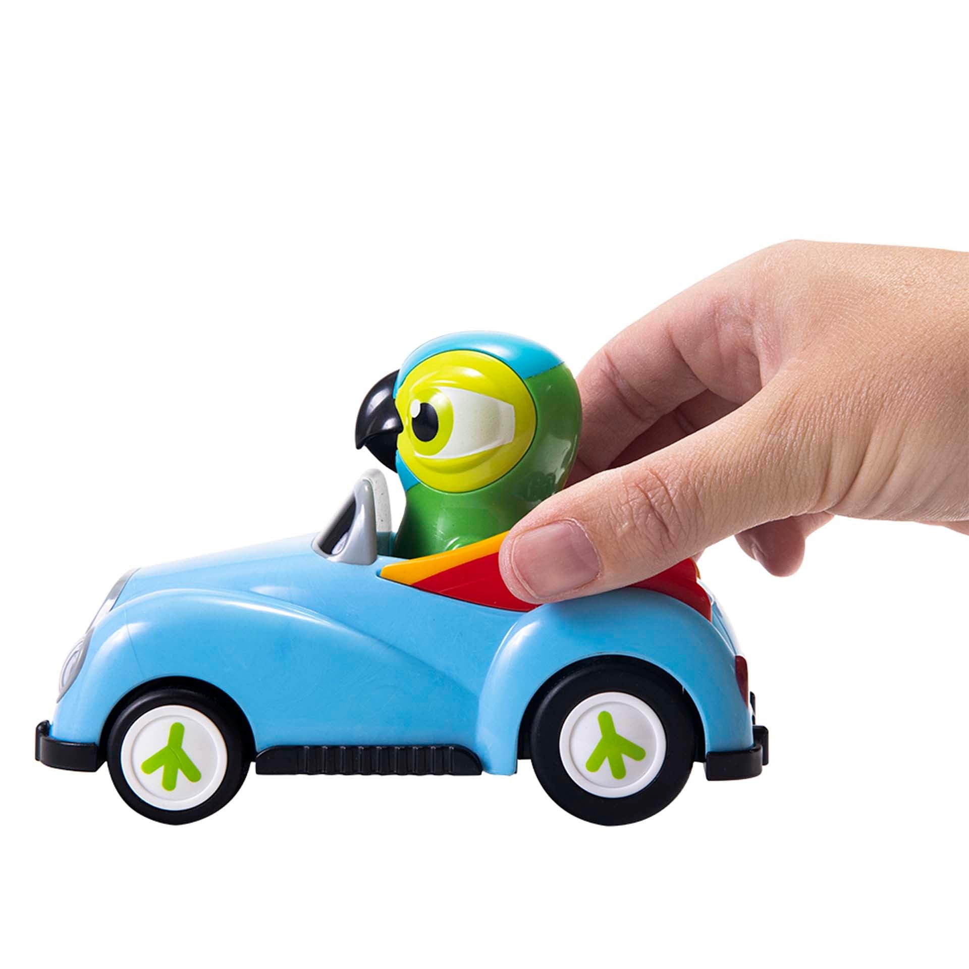 BANDAI La Granja De Zenón Vehículos de Juguete A Rodar Lorito Pepe, 12 cm, Educativo y Divertido para Niños, Promueve la Imaginación y el Juego Creativo, Materiales de Calidad y Diseño Duradero
