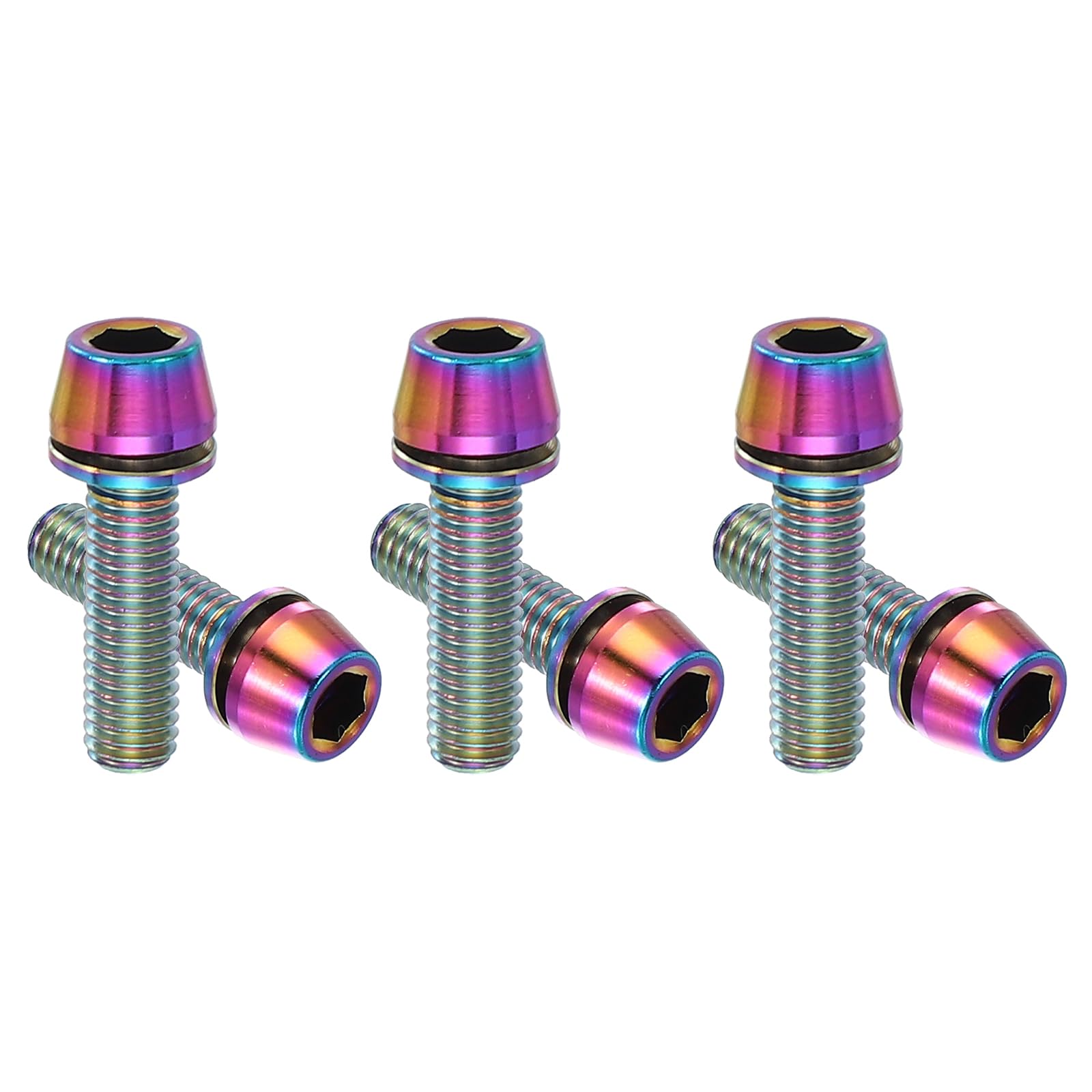 PATIKIL M5x18mm Titanium Bicycle Stem Bolt