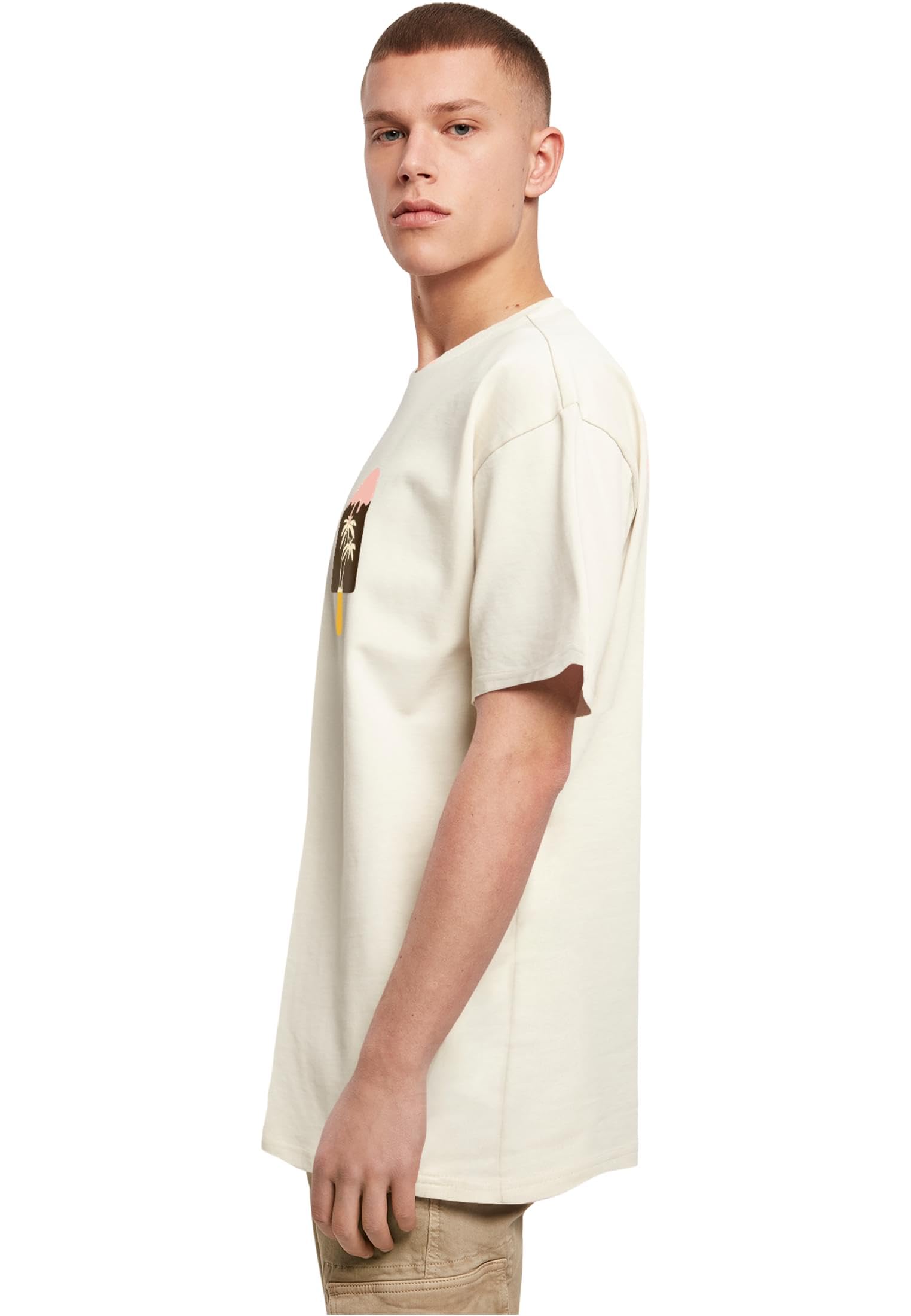 MERCHCODE T-shirt męski, Sand, M