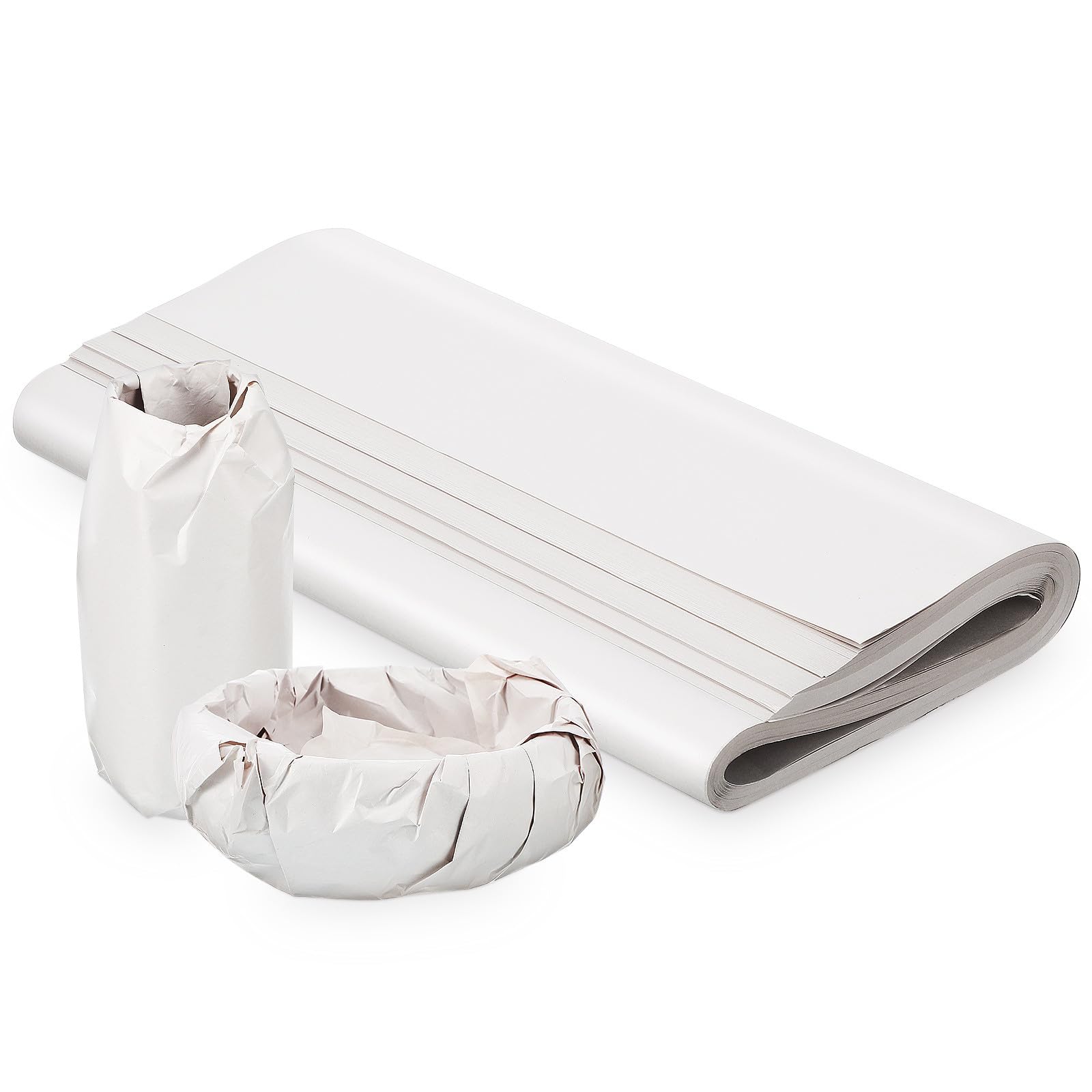 100 Blatt Weißes Packpapier Schliff für Umzug und Versand
