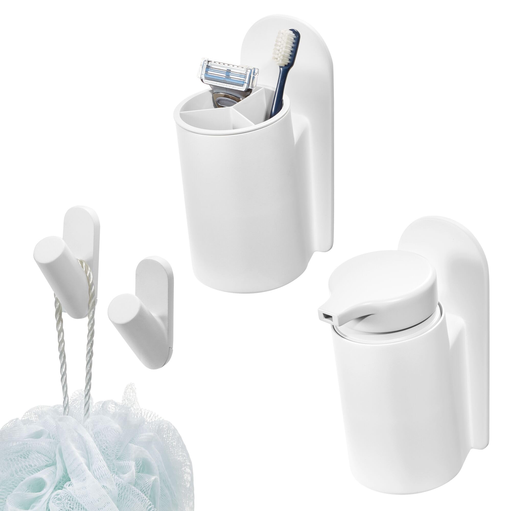 iDesign Wall Hooks - 2 Pack Self Adhesive -7