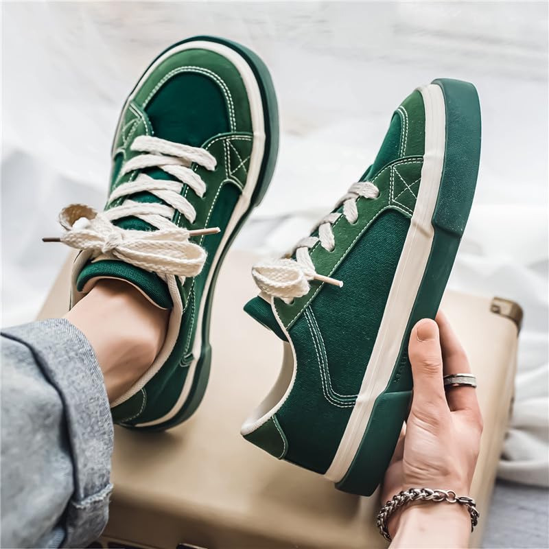 Men's Casual Lace-Up Fashion Sneakers Oxford Comfortable Walking Shoes Comfortable and Fashionable Versatile Casual Shoes Size 6.5-102