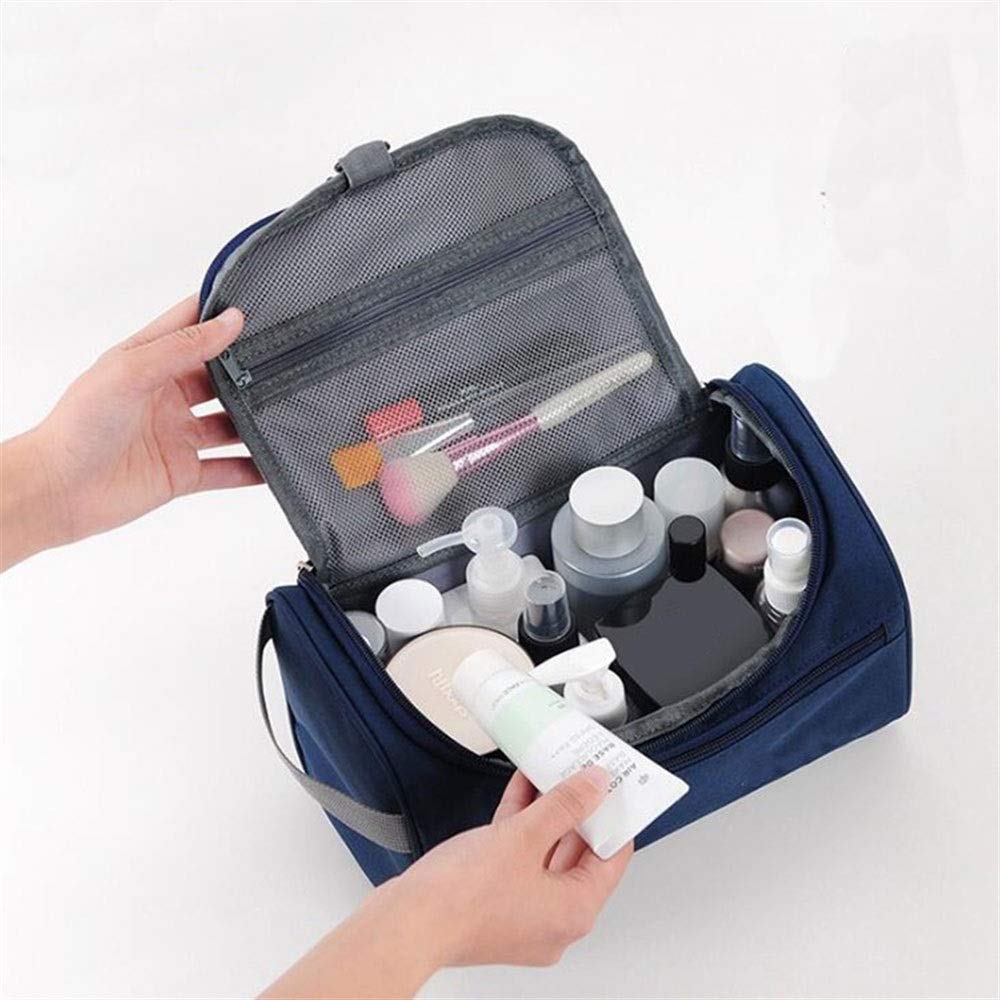 DieffematicHZB Maletin Maquillaje Hombres Colgando la Bolsa de cosméticos Caja de Maquillaje de Negocios Mujeres Viajes Maquillaje Cremallera Organizador de Almacenamiento Batería de baño Kit de baño
