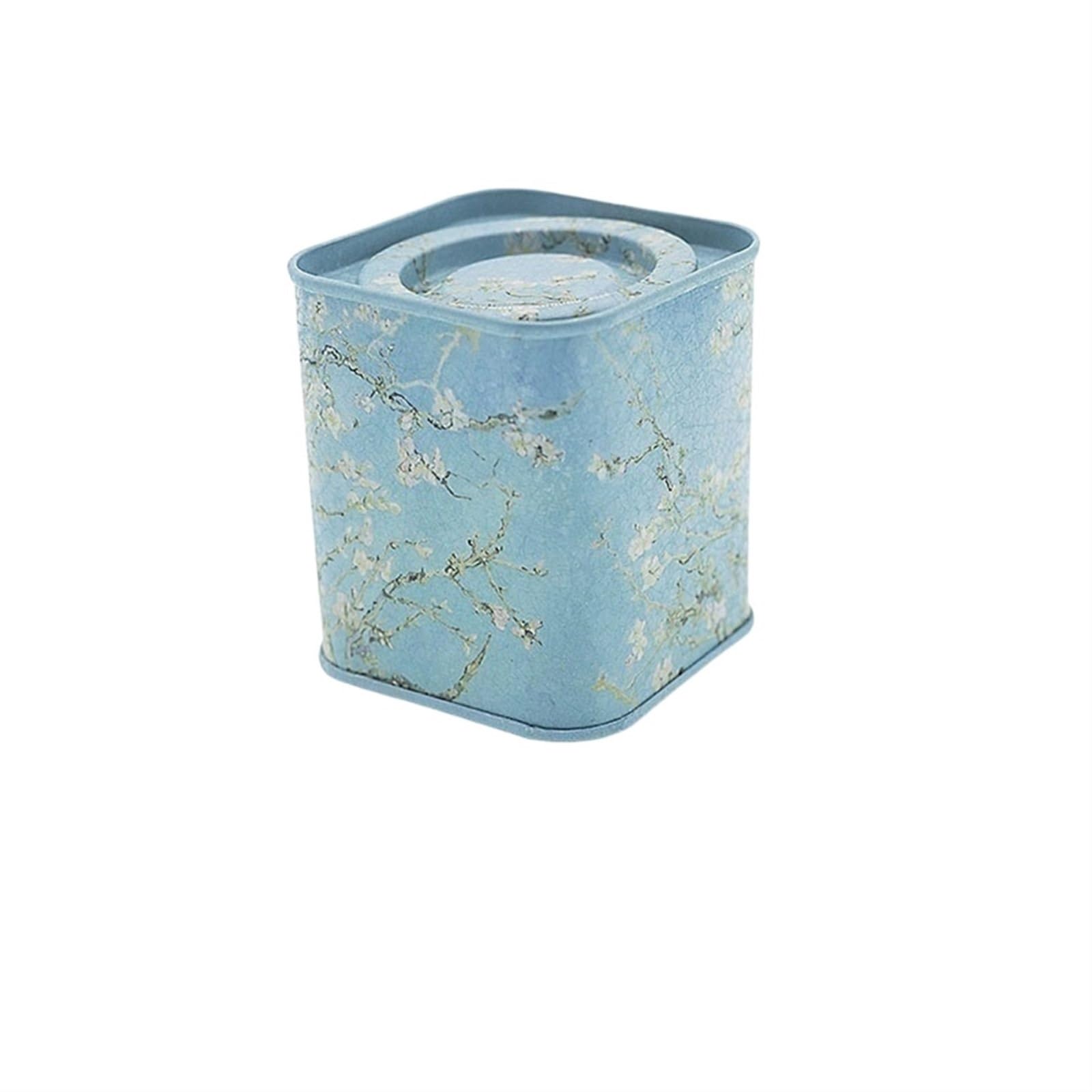 JINGYAN Storage Jars Sealed Box Teaware Storage Container Jar Square Can Candy For Kitchen Coffee Sugar