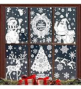 Autocollants De Noël Extra Larges Pour Fenêtres, Autocollants