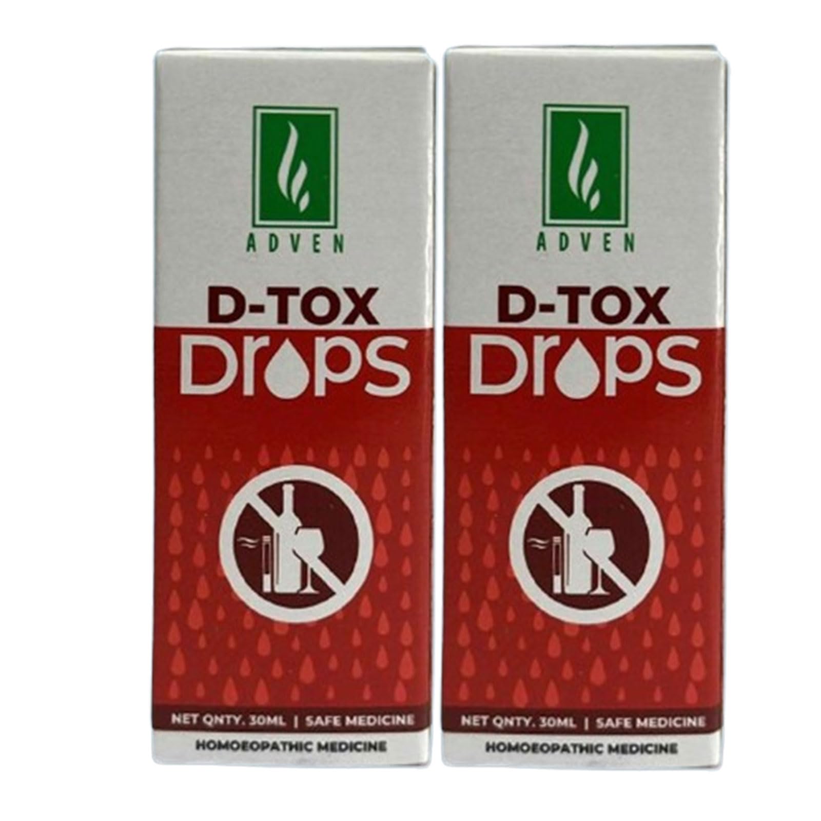Adven D-Tox Drops | Herbal Formula Supporting Tobacco & Alcohol Withdrawal | With Avena Sativa, Kalmegh & Quercus Gland Spirit | D-tox Support | 2x30ml-picture-20