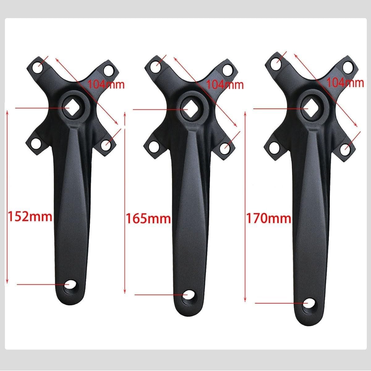 PEDALIER VTT TRIPLE 7-8-9 VITESSES 44/32/22 175mm AXE CARRE ROCKRIDER