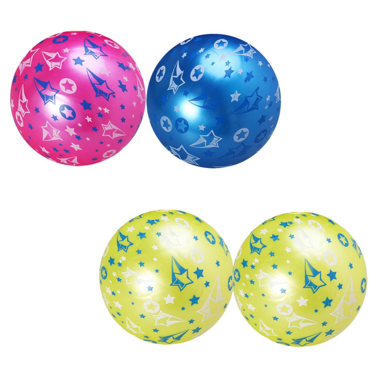 SUPVOX Boys and Girls Ball Toy Inflatable Bouncy Safe for Children Easy to Store Random Color