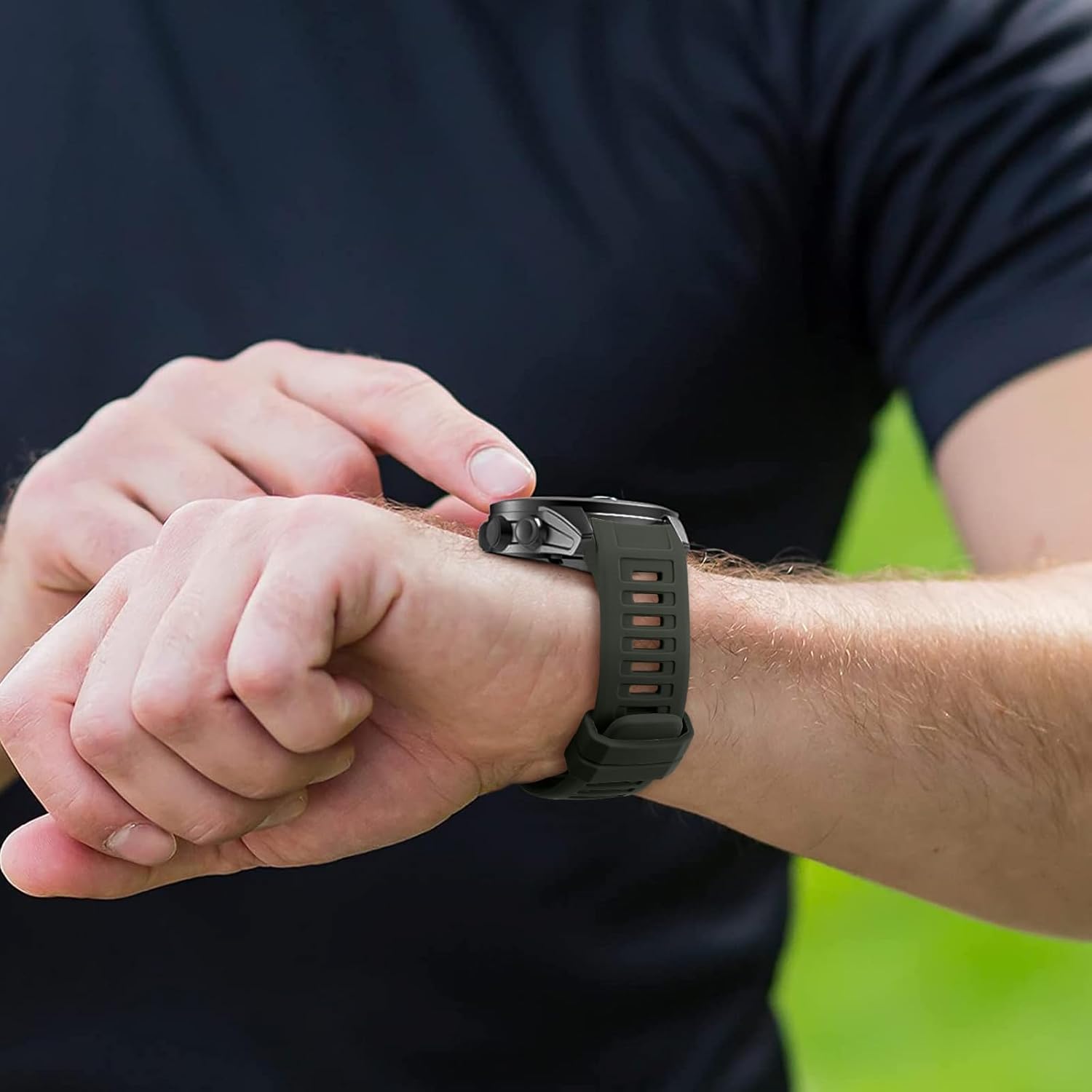 Cinturino In Silicone Per Garmin Instinct 2 - 22mm | Ricambio Sportivo | Vari Colori - Foto 12