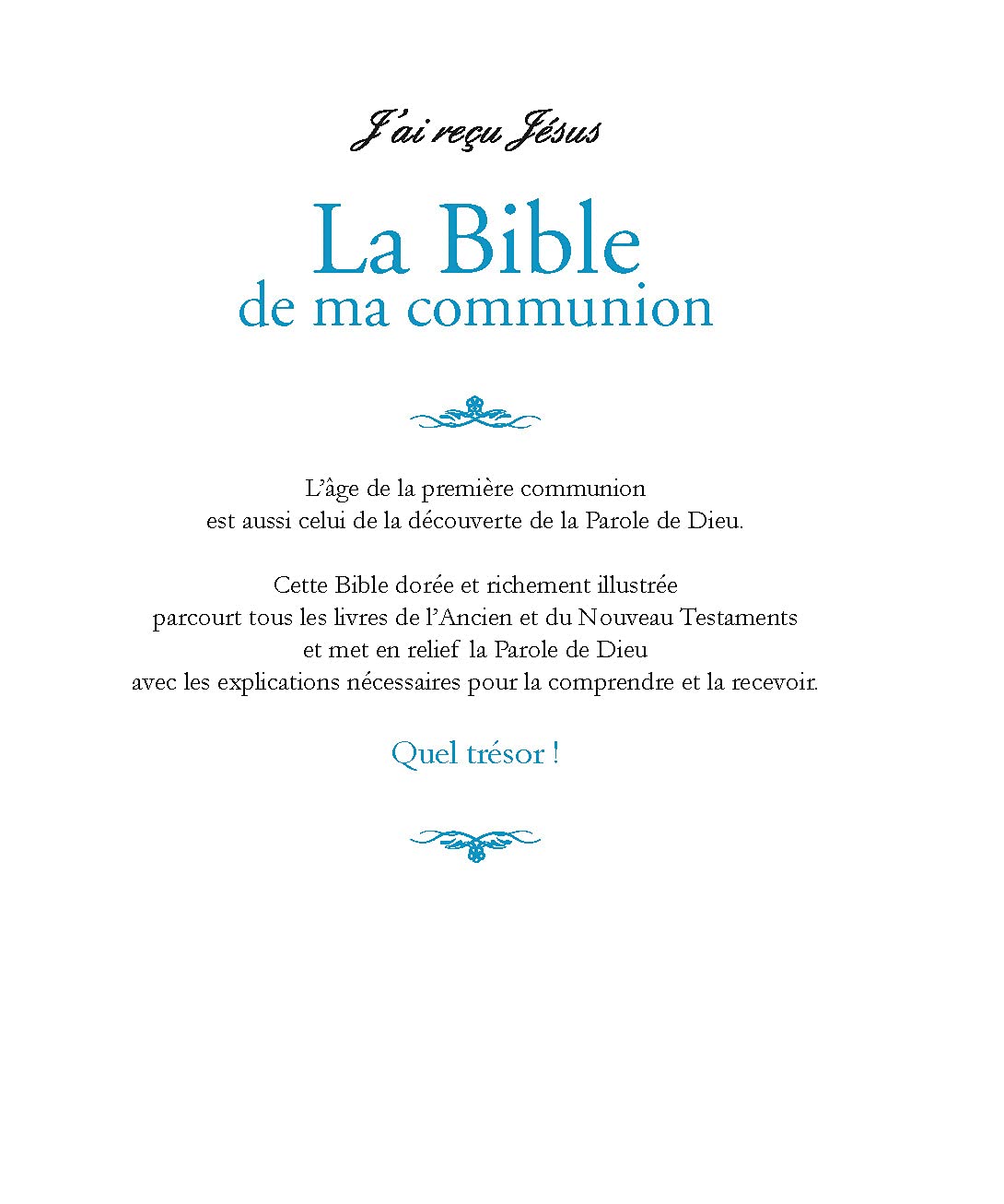 La Bible de ma communion (Bible 8-12 ans)