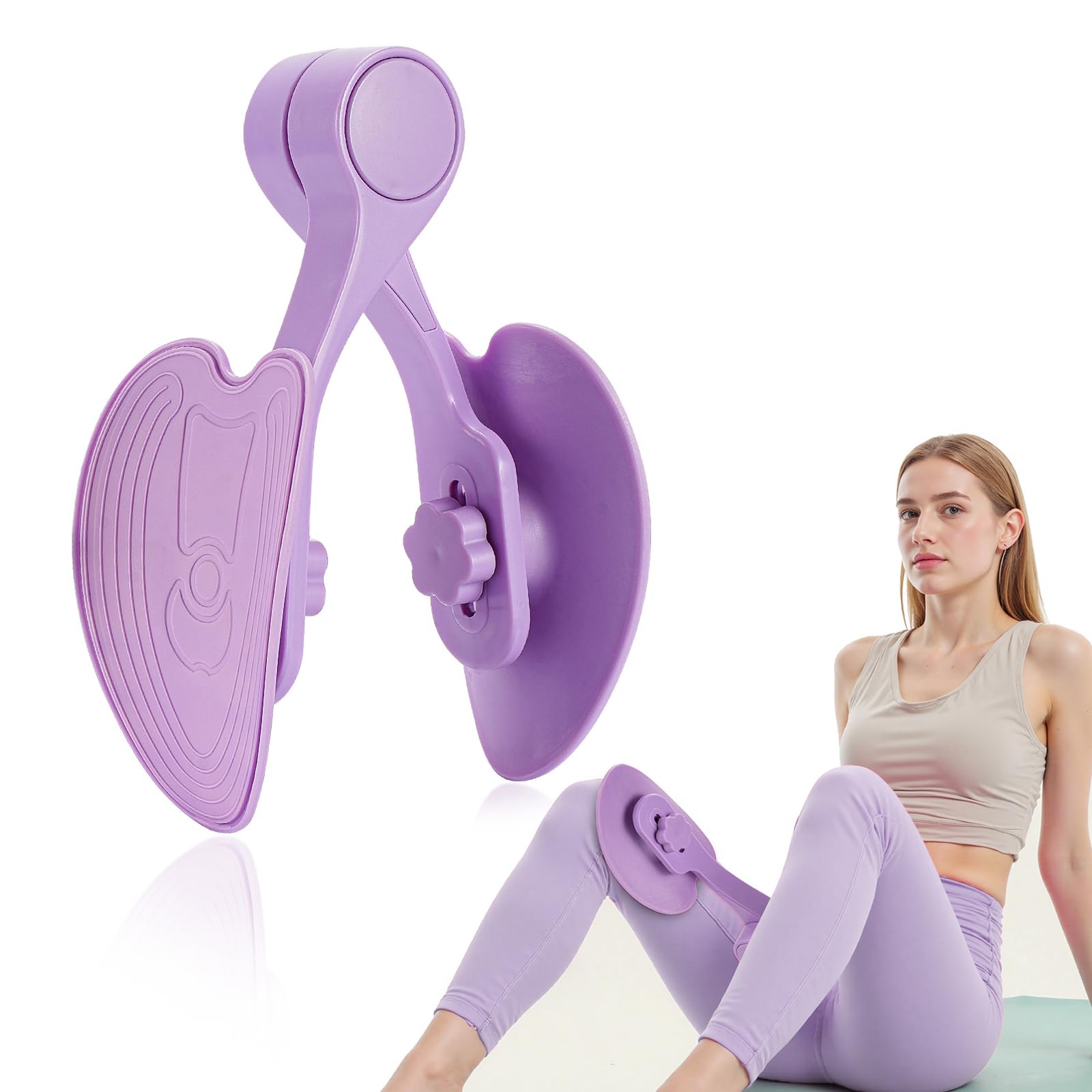 Ideal Swan Pelvic Floor Muscle Trainer for Women, Anti-Slip Thigh Master Exerciser Devices, Kegel Pelvic Floor Trainer, Inner Thigh exerciser Leg Strengthener Workout Equipment for Home and Gym