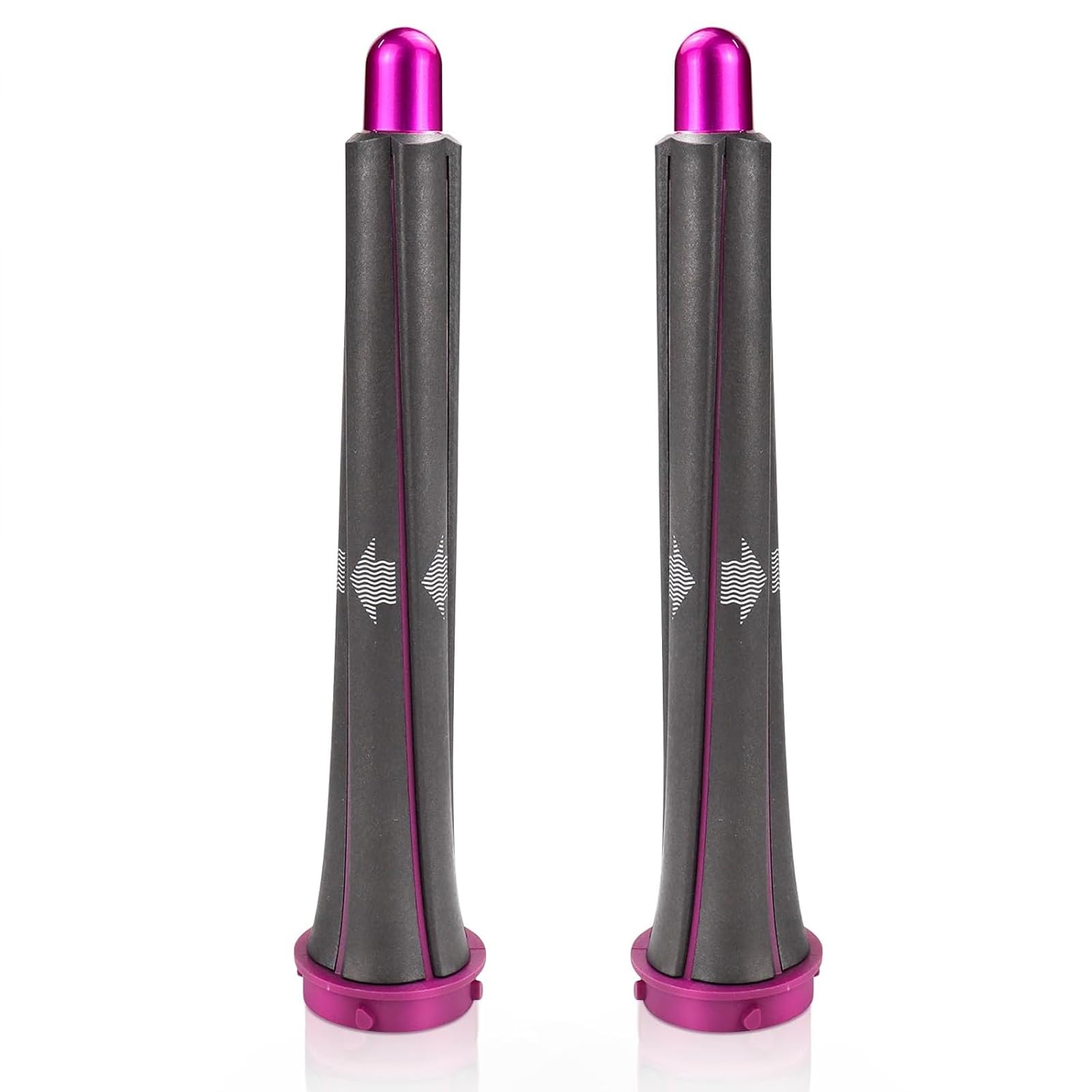 Airwrap Zubehör für Dyson 20 mm, 1 Paar Lange Lockenstab Barrels Aufsatz für Dyson Airwrap Styler HS05 HS01, Professionelles Lange Lockenwickler Werkzeug, Lockenfässer Befestigungsteile.
