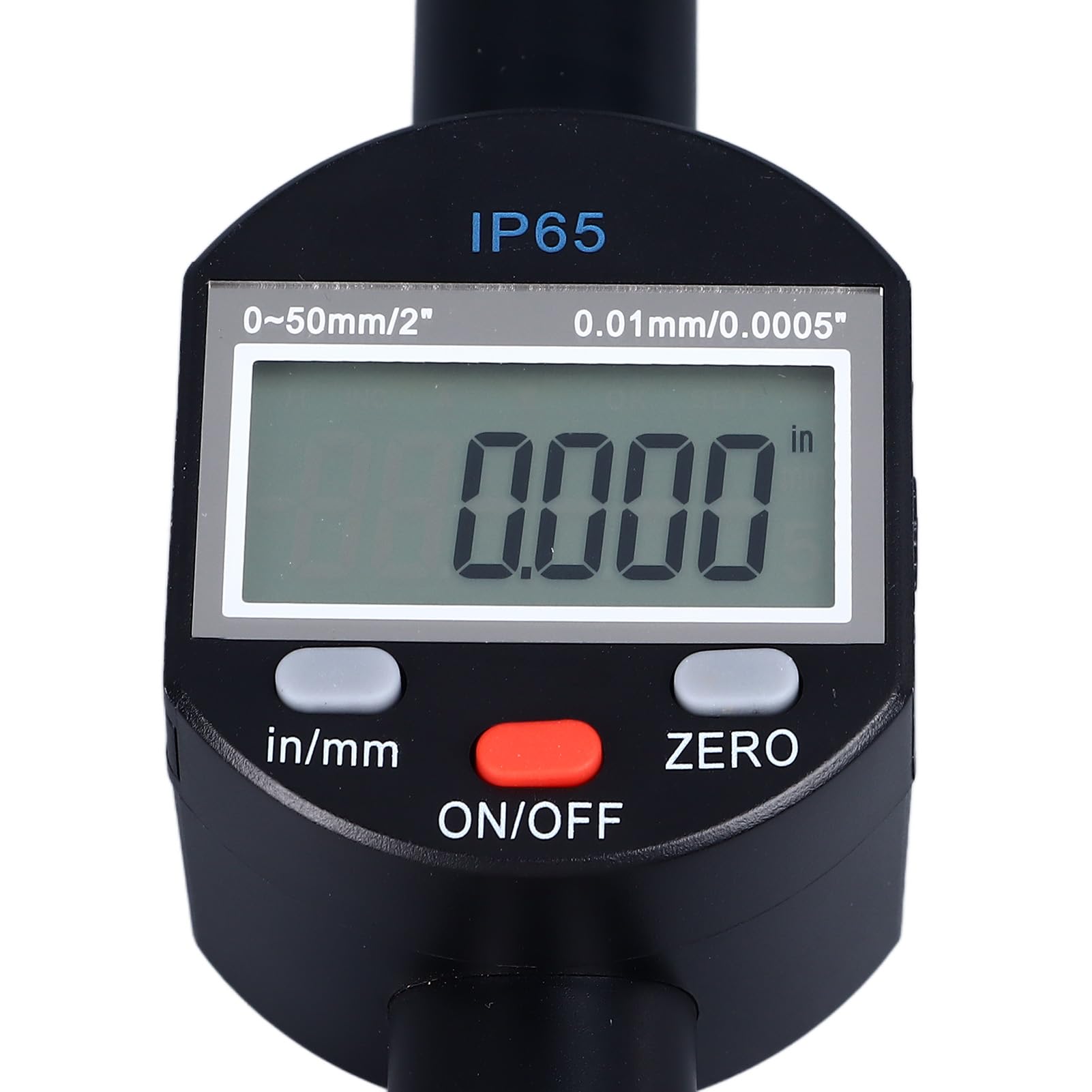 Indicateur de Numérotation Numérique 0,01 Mm 0,0005 Pouces Résolution 0 à 50 Mm 2 Pouces IP65 Pain D'essai électronique Imperméable