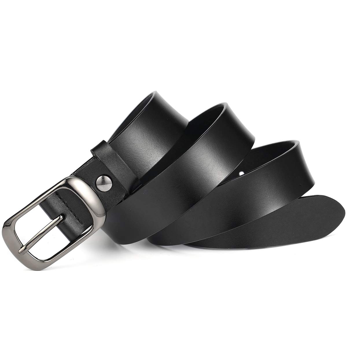Cinturón de Cuero para Mujer Pantalones Vaqueros de Vestir de 2,8 cm de Ancho