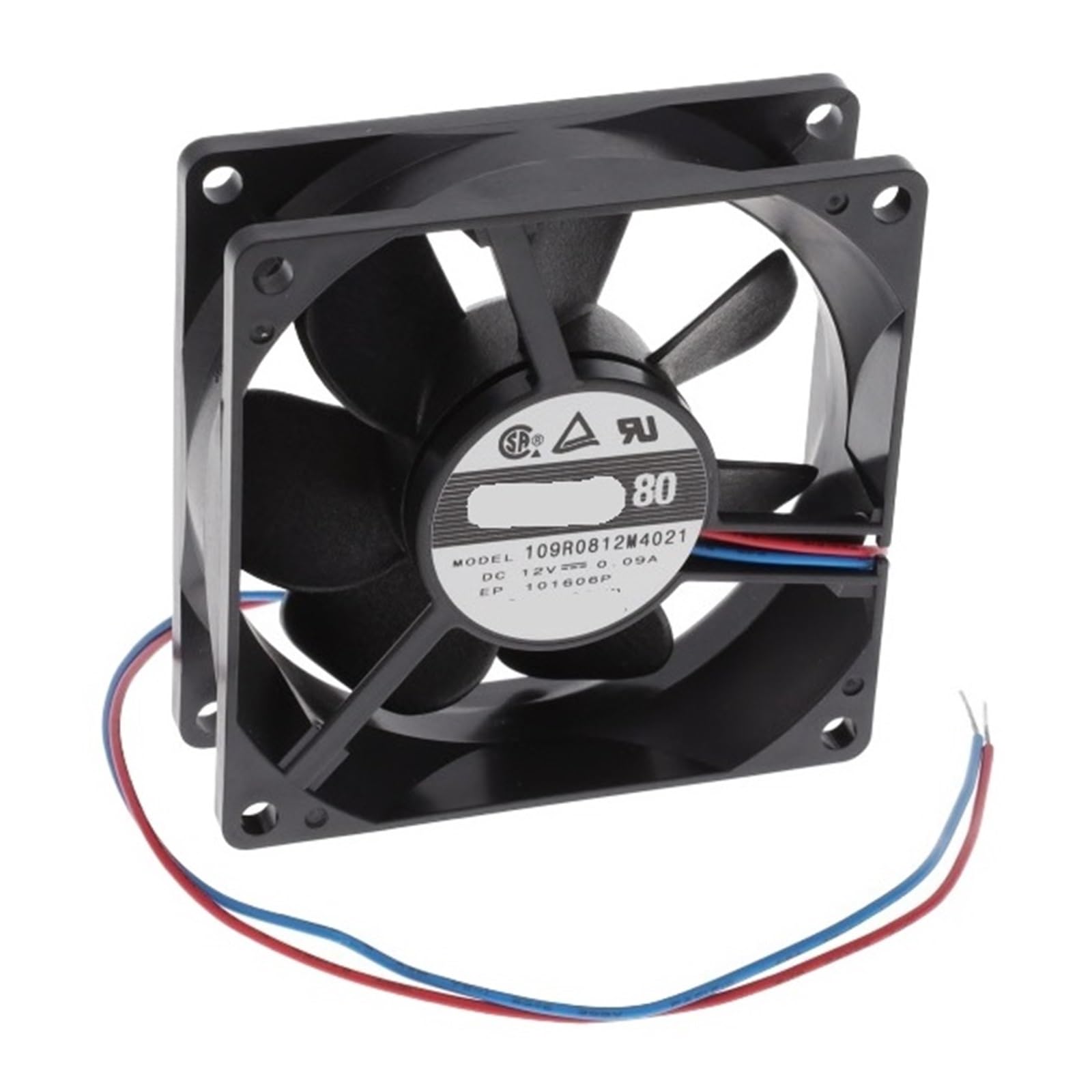 Lzikkgki One Color 109R0812m4021 12Vdc Fan 80X80x25mm 1.08W 2Wire 2350Rpm
