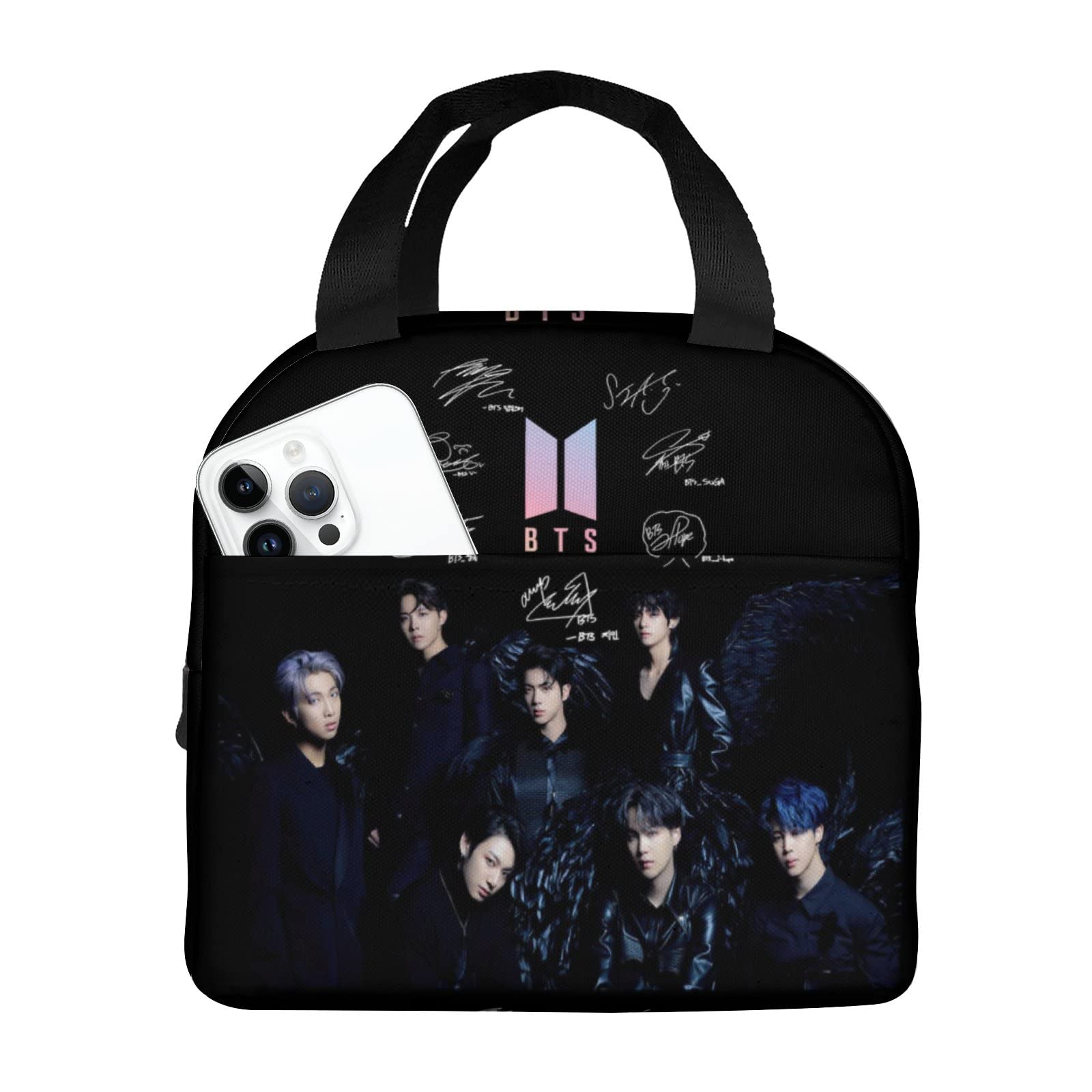 BTS グク　ミニポーチ MP001JK Amazon.com: Mxiwngp BTS Lunch Bag Portable Lunch Box Reusable